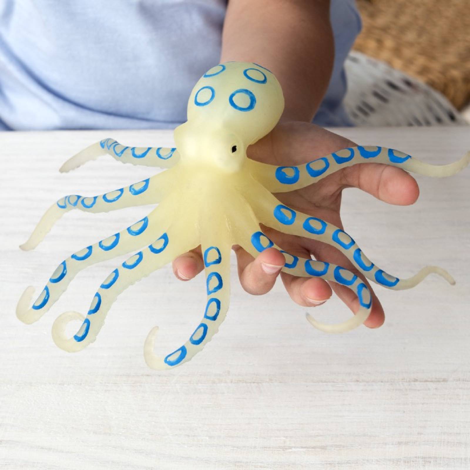 Octopus Glow In The Dark Squishy Toy 3+ thumbnails