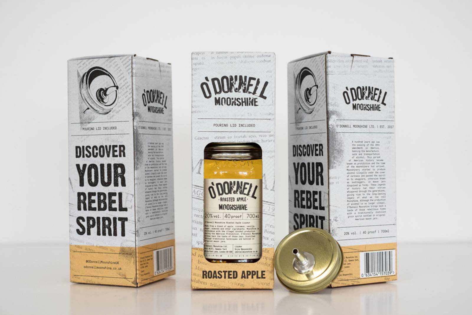 Gift Boxed O’Donnell Moonshine - Roasted Apple thumbnails