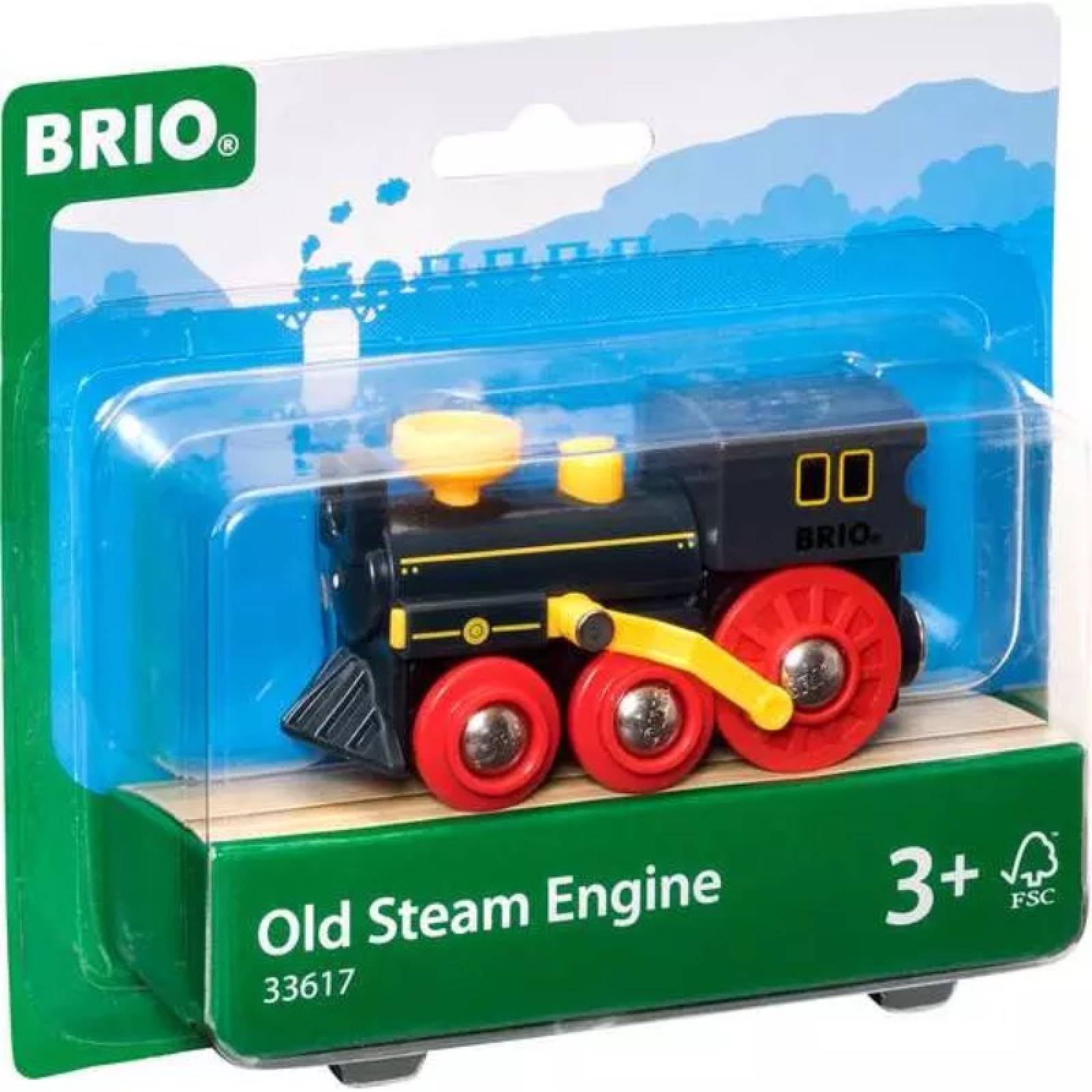 Old Steam Engine By Brio Wooden Railway 3+