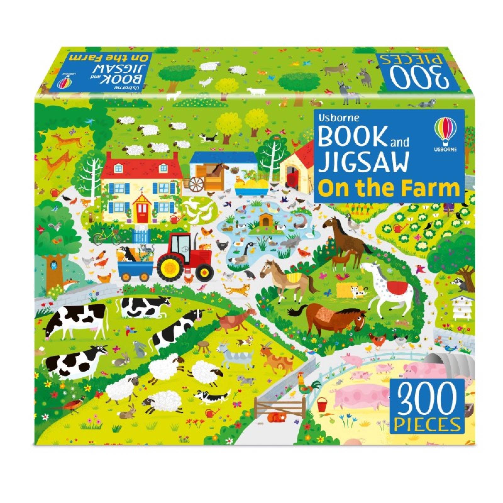 On The Farm - 300 Piece Jigsaw Puzzle & Book