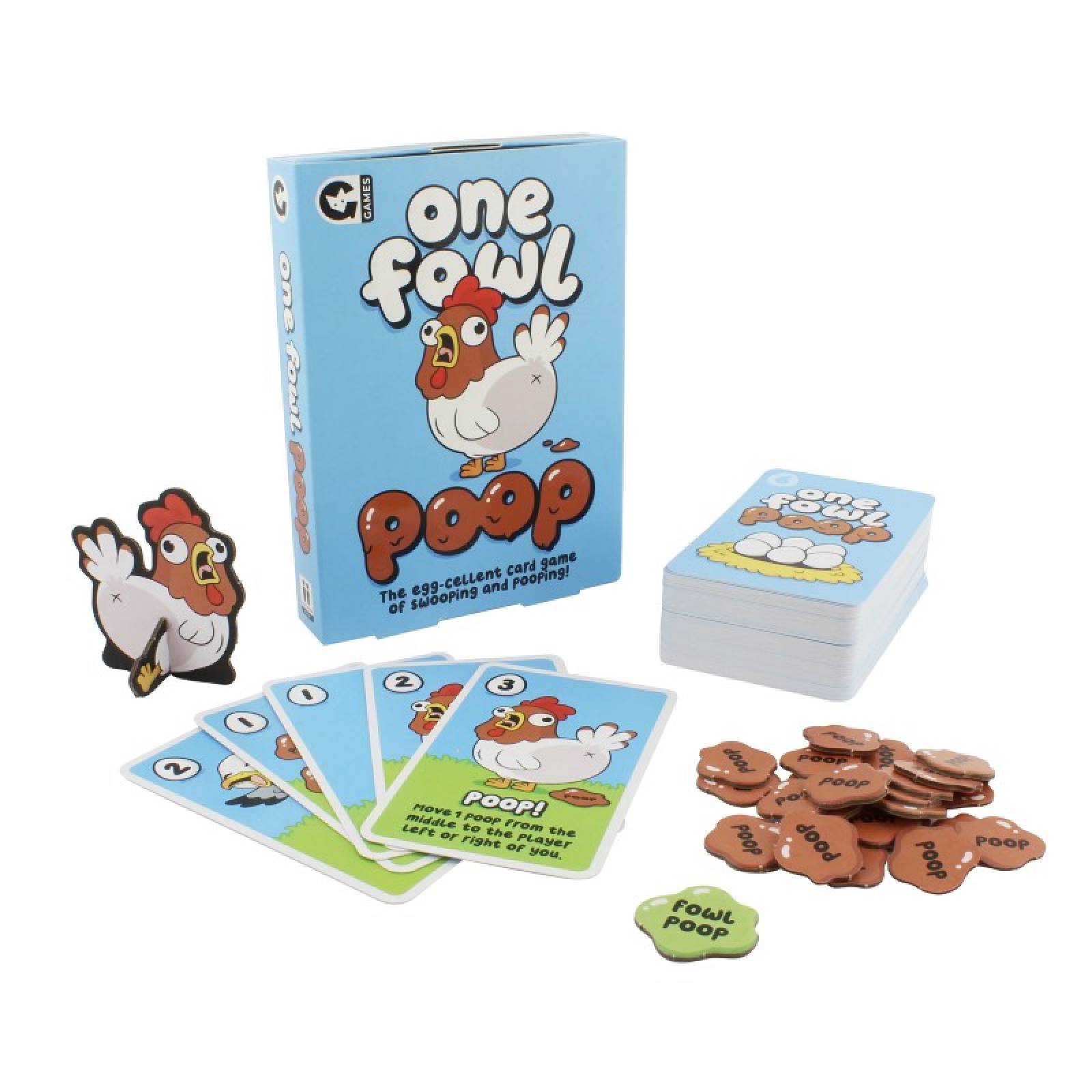 One Fowl Poop Card Game 8+