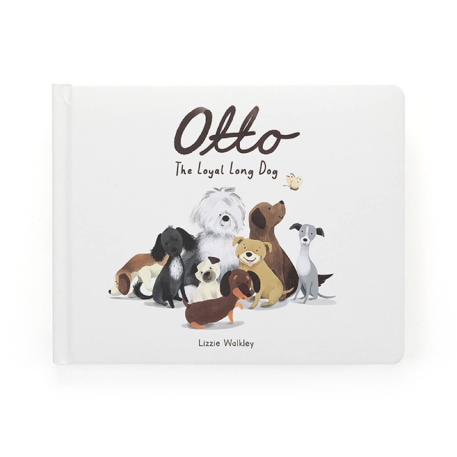 Otto The Loyal Long Dog - Hardback Book By Jellycat