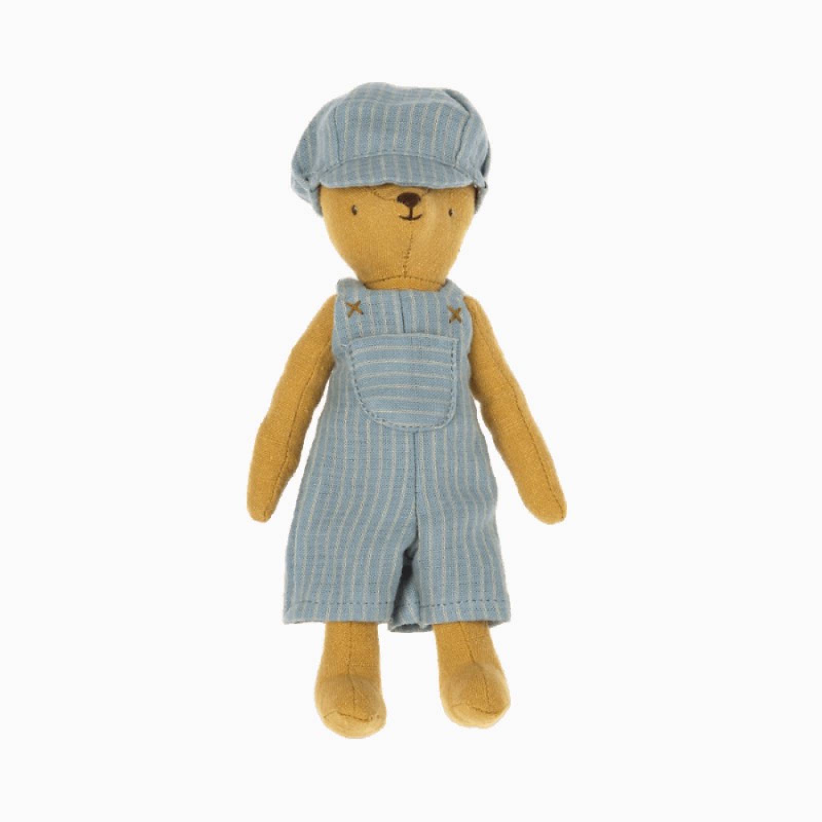Overalls & Cap Clothes Set For Teddy Junior Soft Toy By Maileg thumbnails