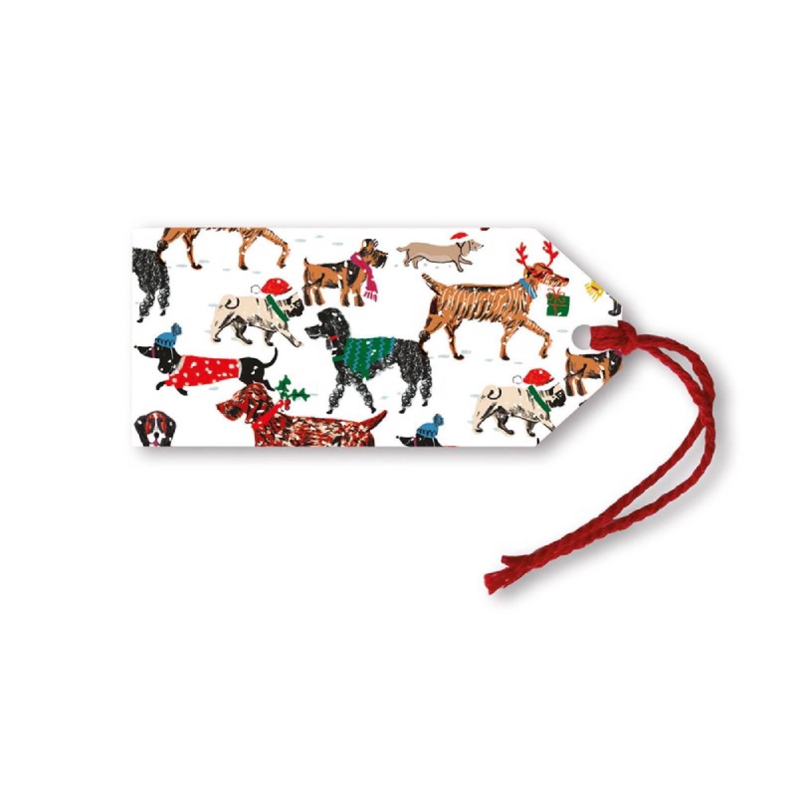 Pack Of 6 Gift Tags - Winter Walkies