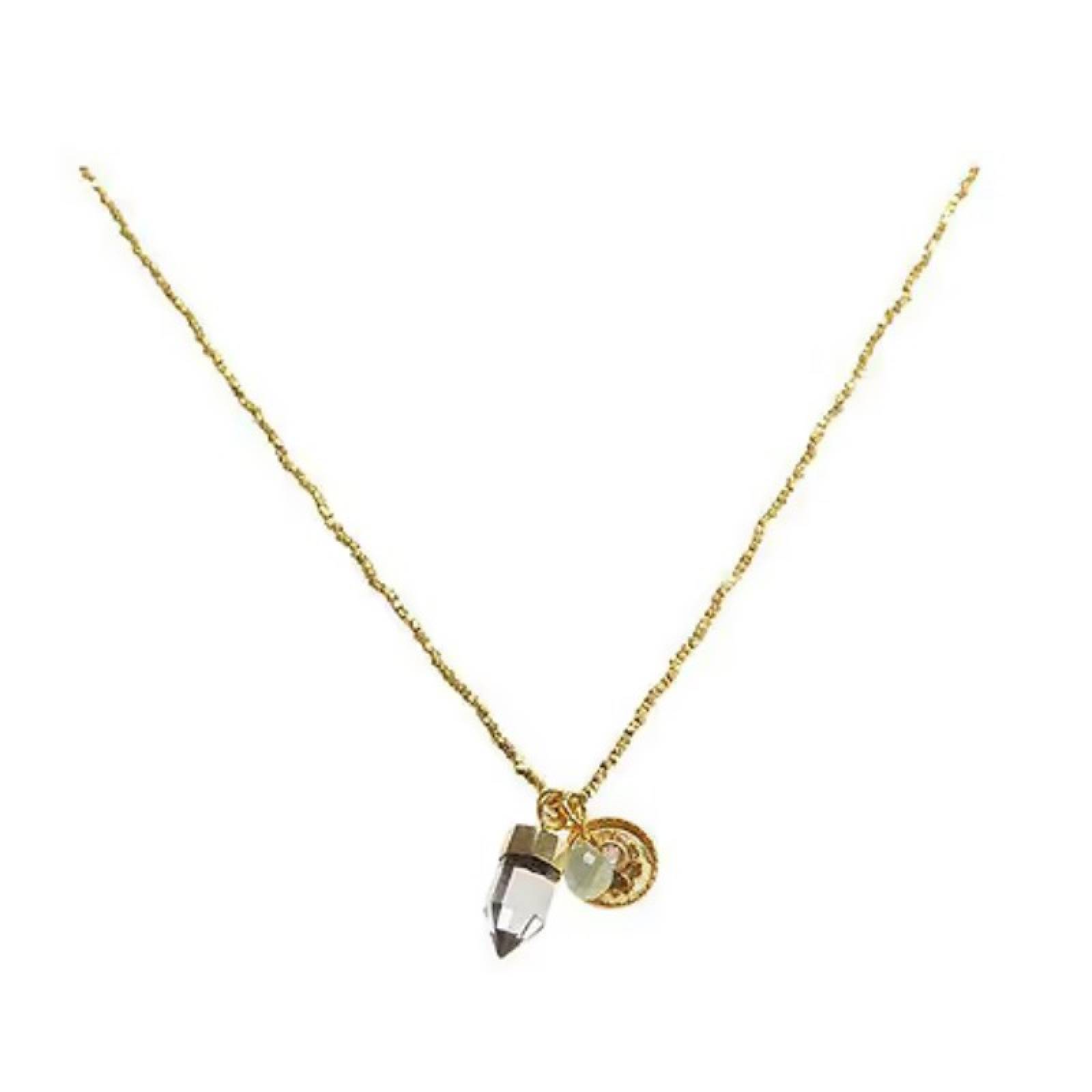 Pandita Charm Necklace In Gold thumbnails
