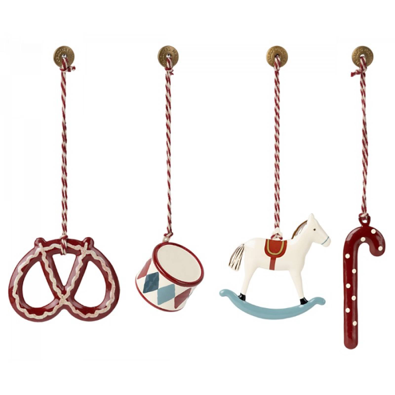 Peter's Christmas Metal Christmas Decoration Set By Maileg thumbnails