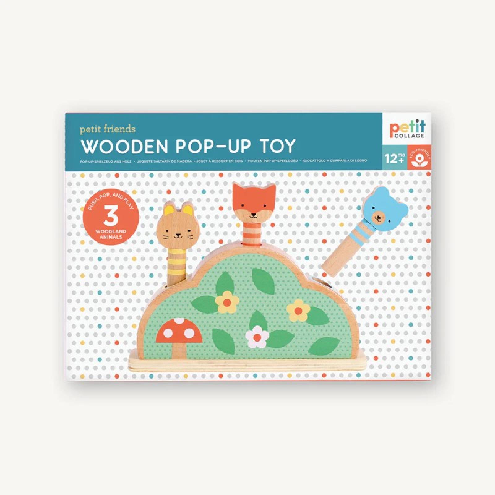 Petit Friends Wooden Pop-Up Toy 1+