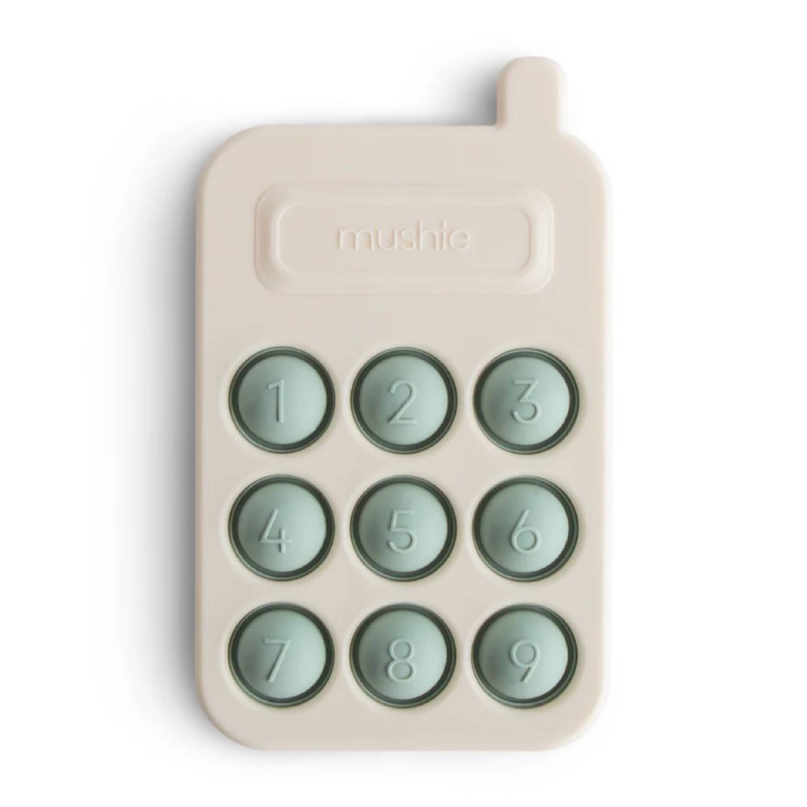 Phone Press Silicone Toy In Blue 10m+