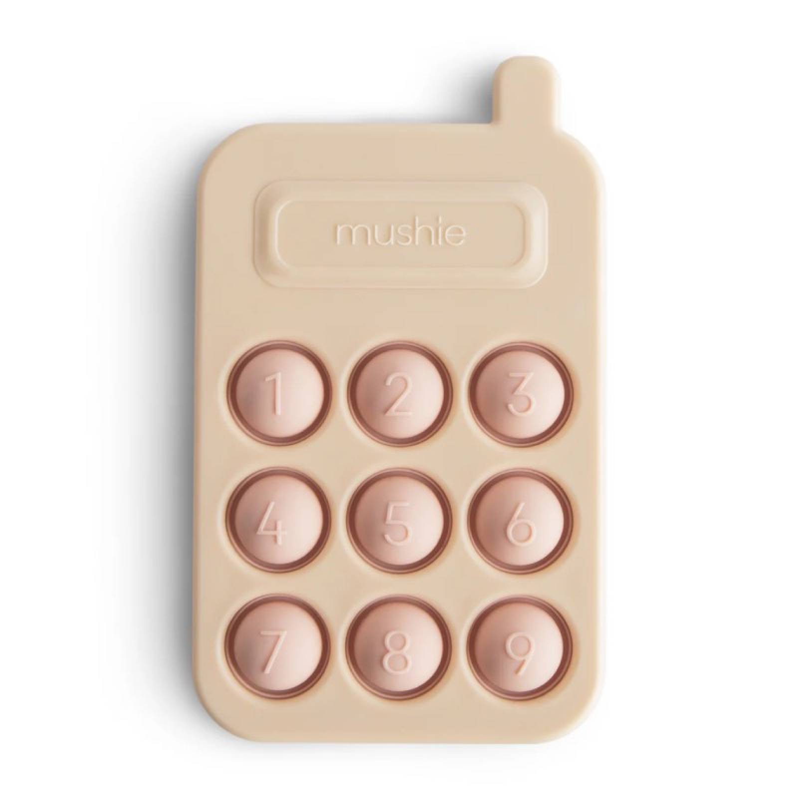 Phone Press Silicone Toy In Blush 10m+