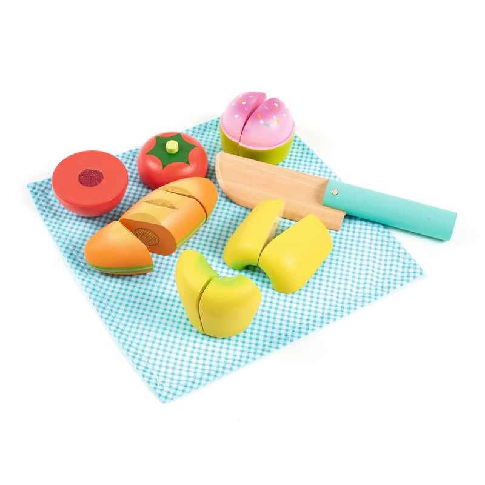 Picnic To Cut - Play Food Set By Djeco 2+ thumbnails