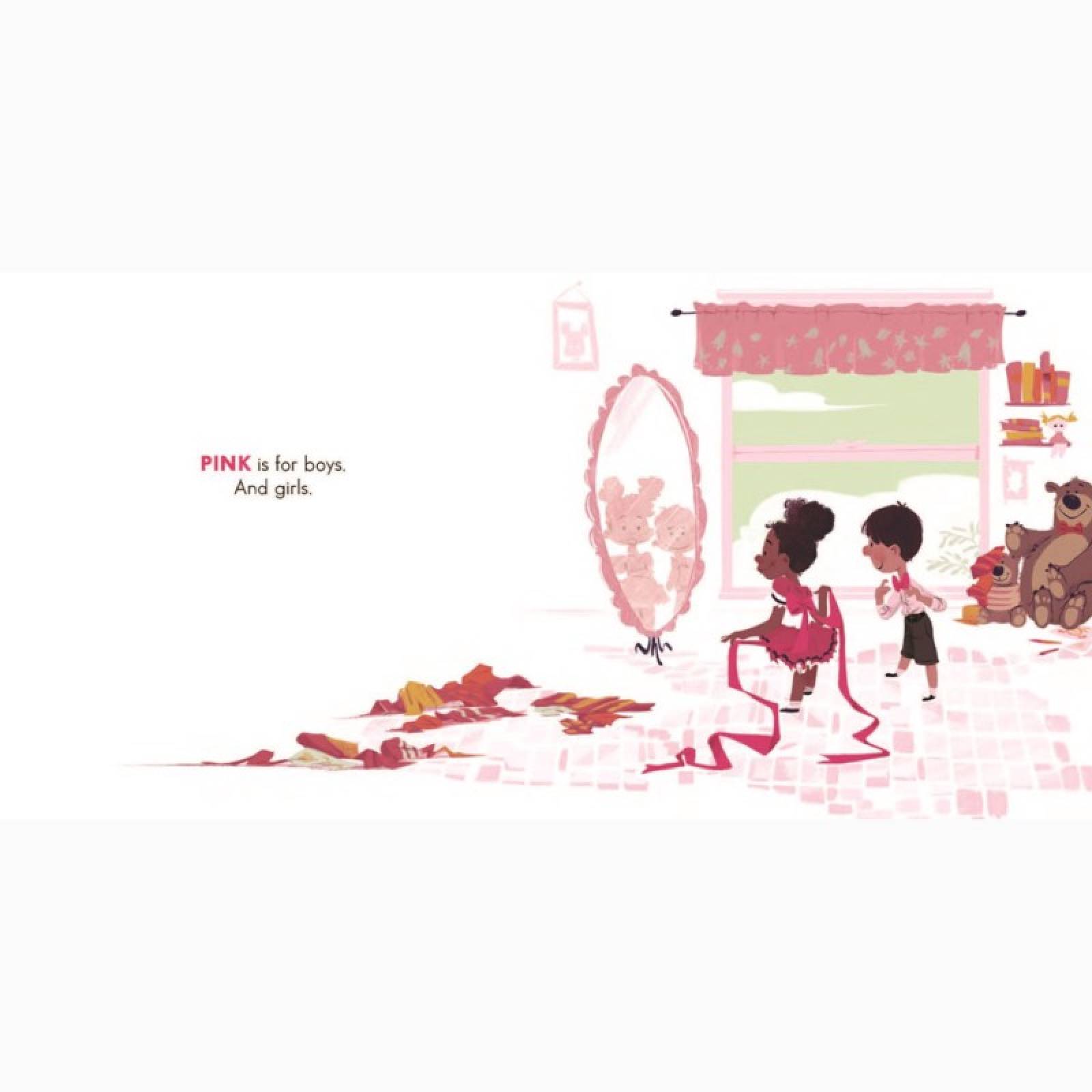 Pink Is For Boys By Robb Pearlman - Hardback Book thumbnails