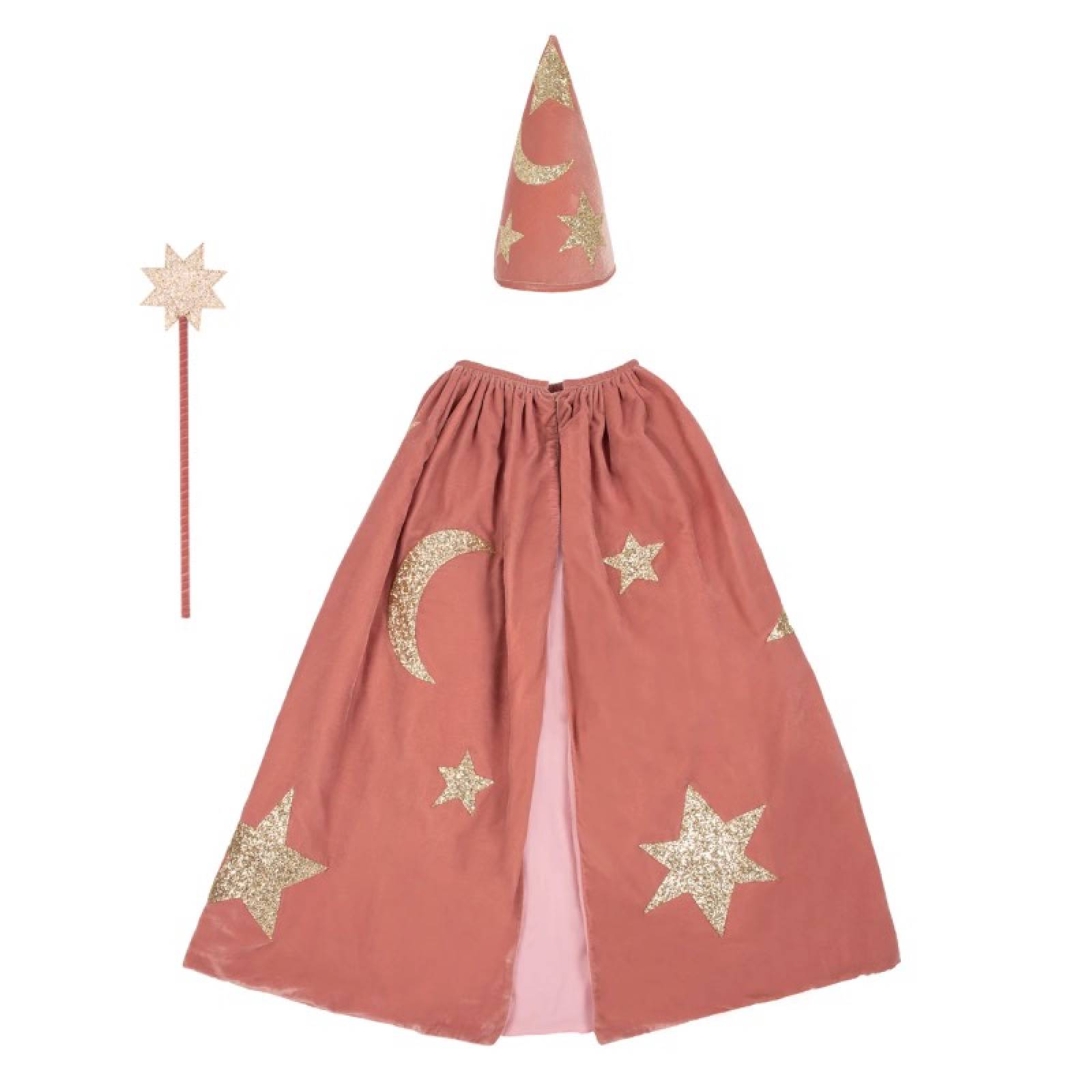 Pink Velvet Wizard Fancy Dress Costume 3-6yrs thumbnails