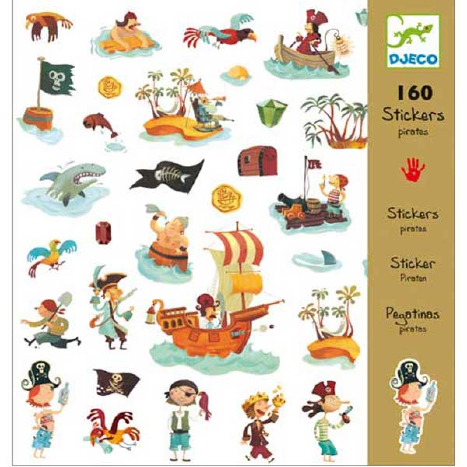 Pack Of 160 Stickers - Pirates