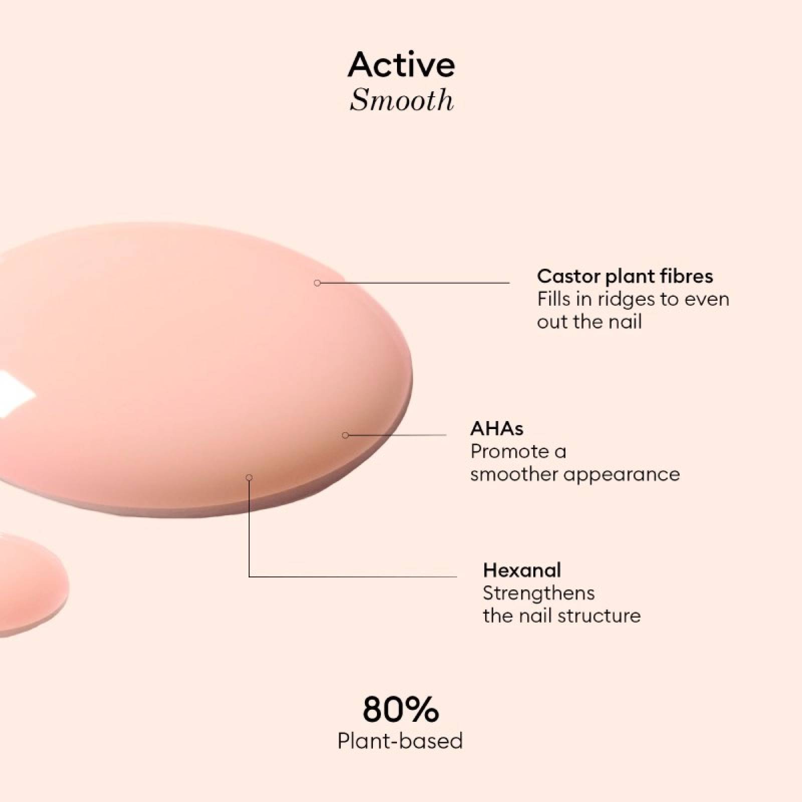 Plant Based Vegan Nail Polish - Active Smooth thumbnails