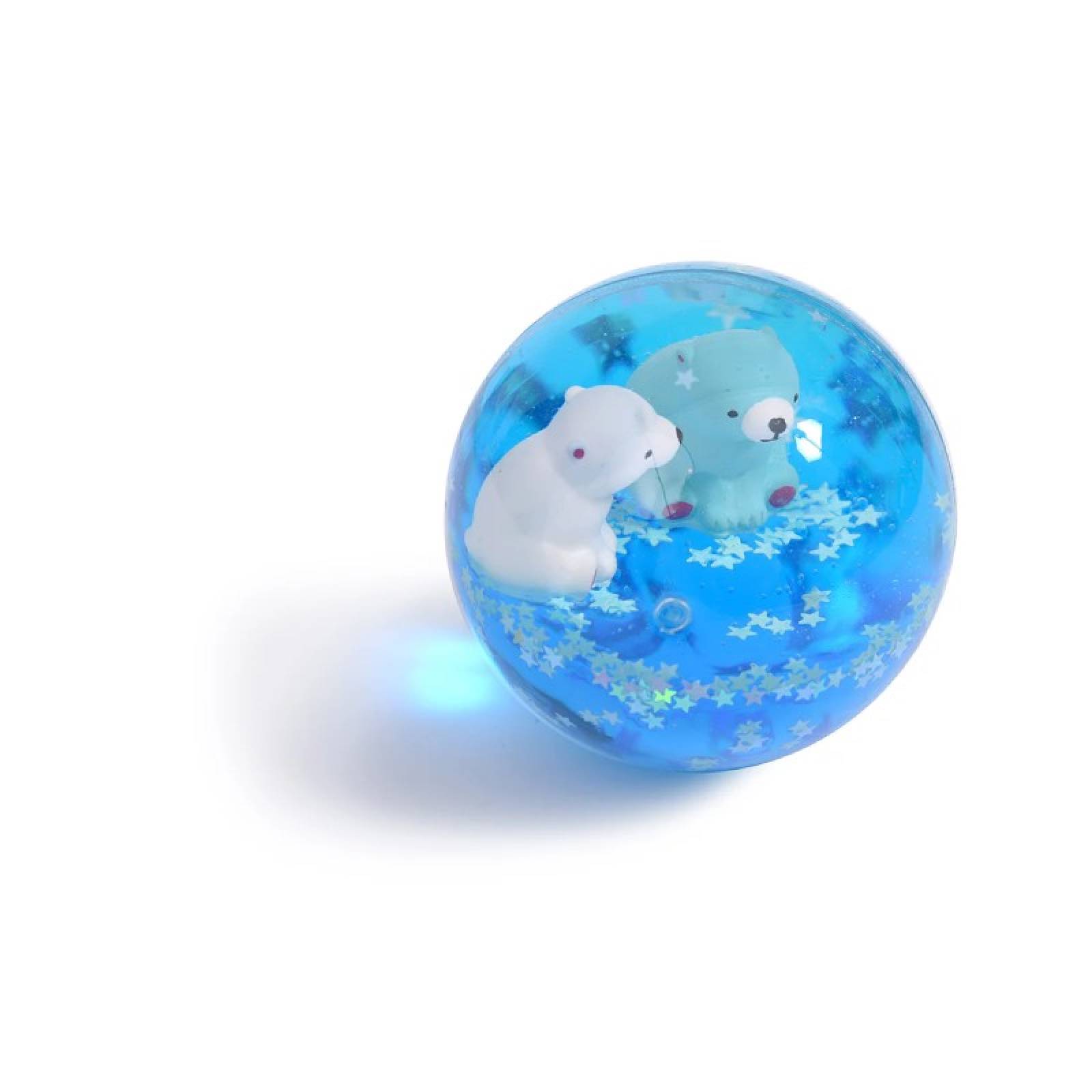 Polar Bear Bouncy Ball Toy By Moulin Roty 3+