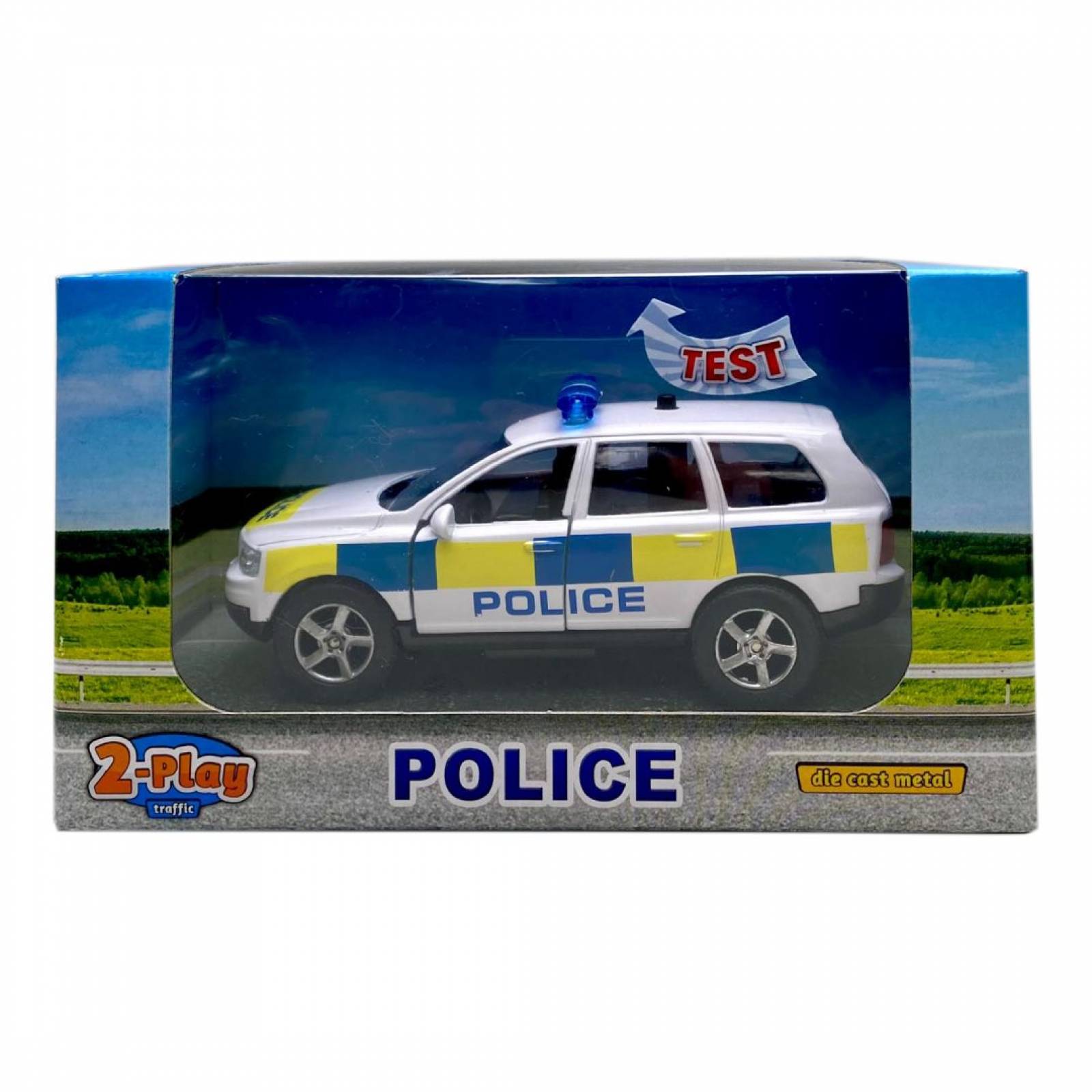 Police - Pull Back Die-Cast Toy With Lights & Sound 3+
