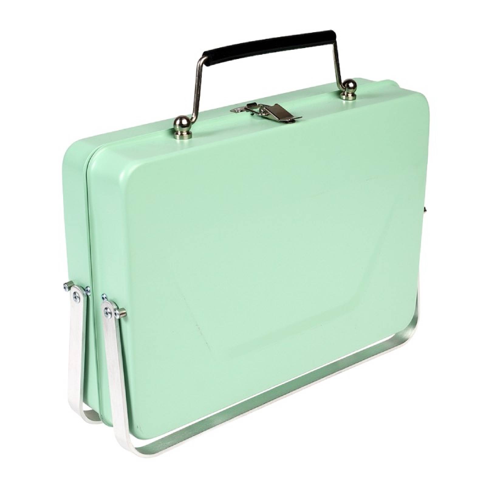 Portable Folding BBQ In Green thumbnails