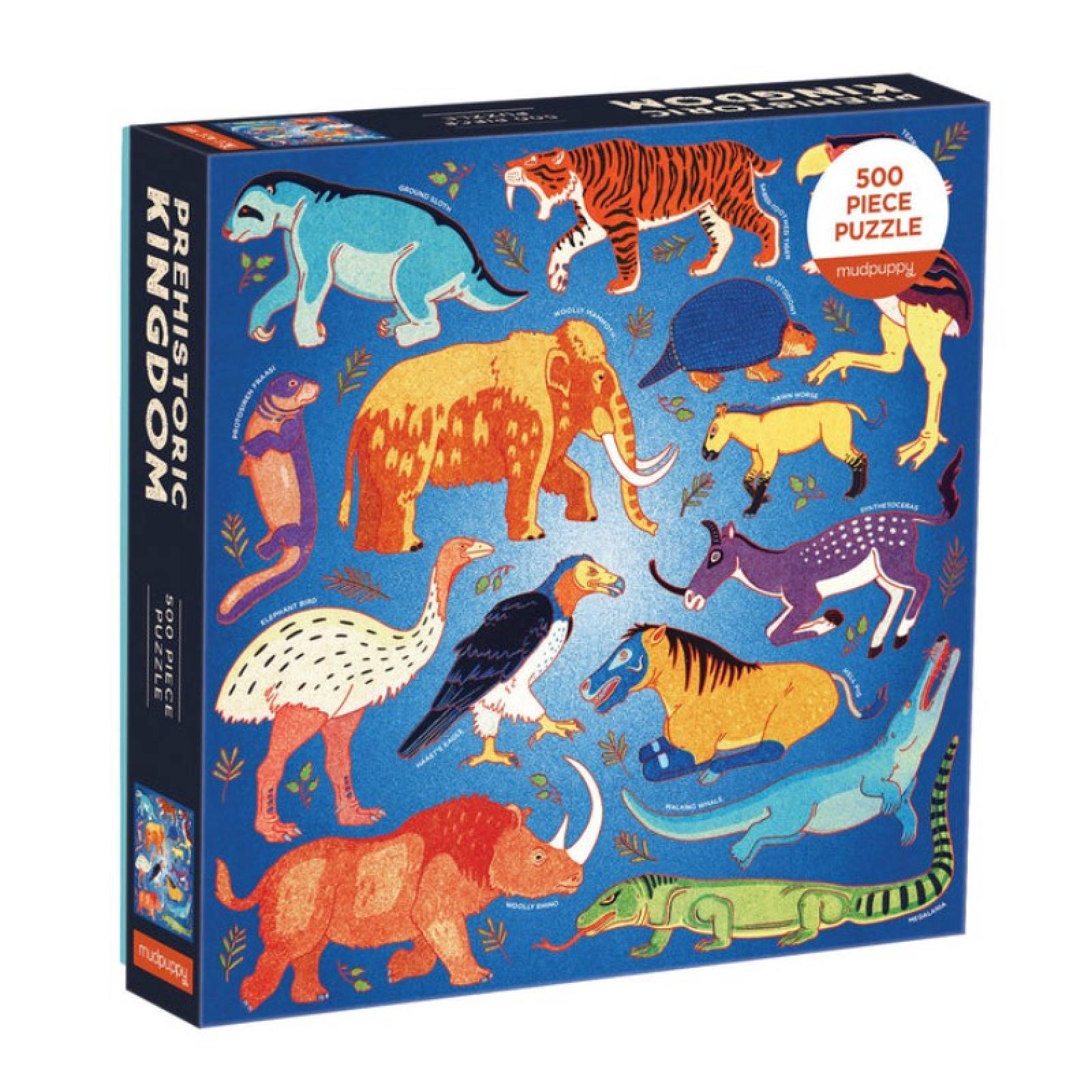 Prehistoric Kingdom - 500 Piece Jigsaw Puzzle thumbnails