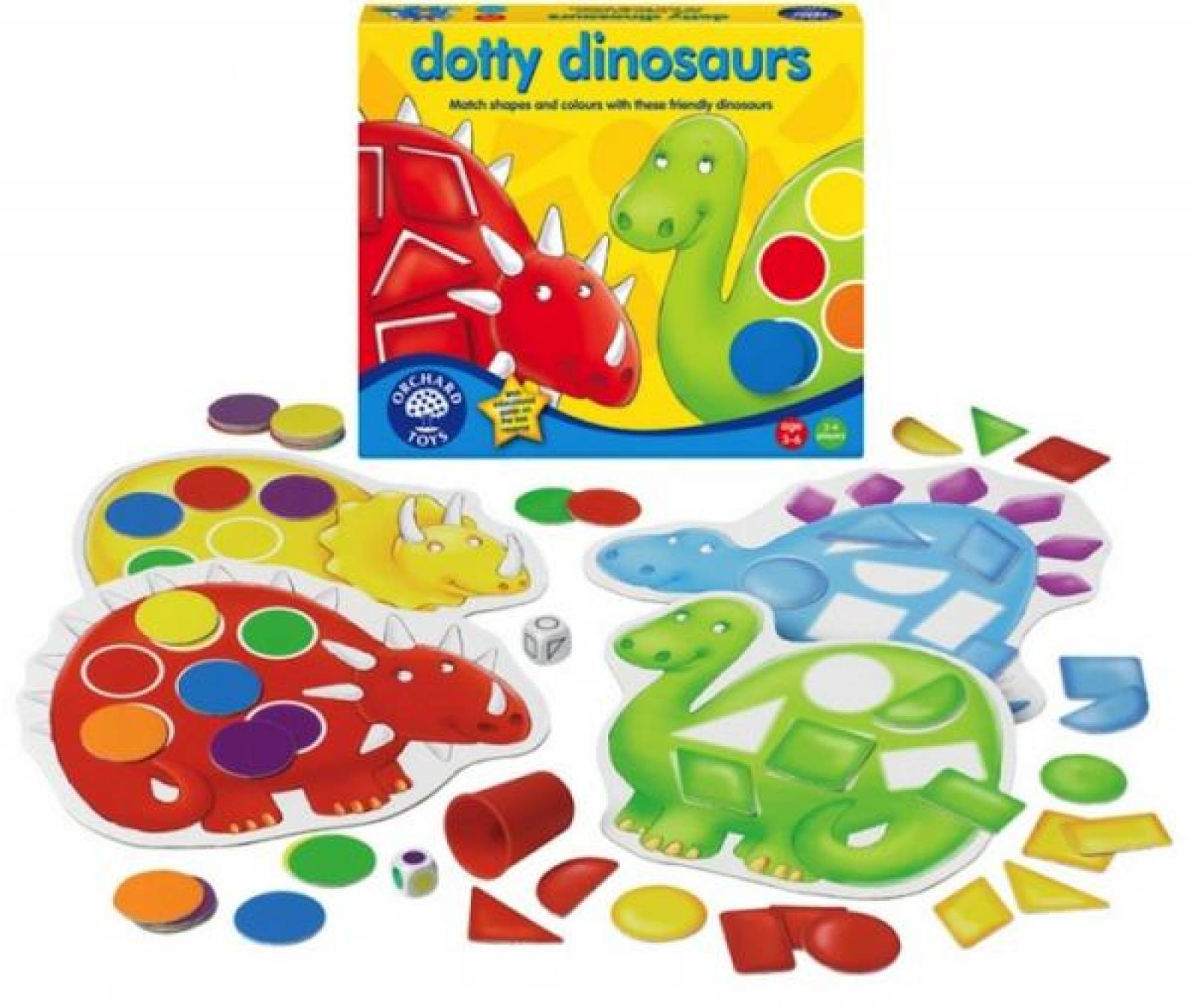 Dotty Dinosaur Game By Orchard Toys 3-6yrs thumbnails