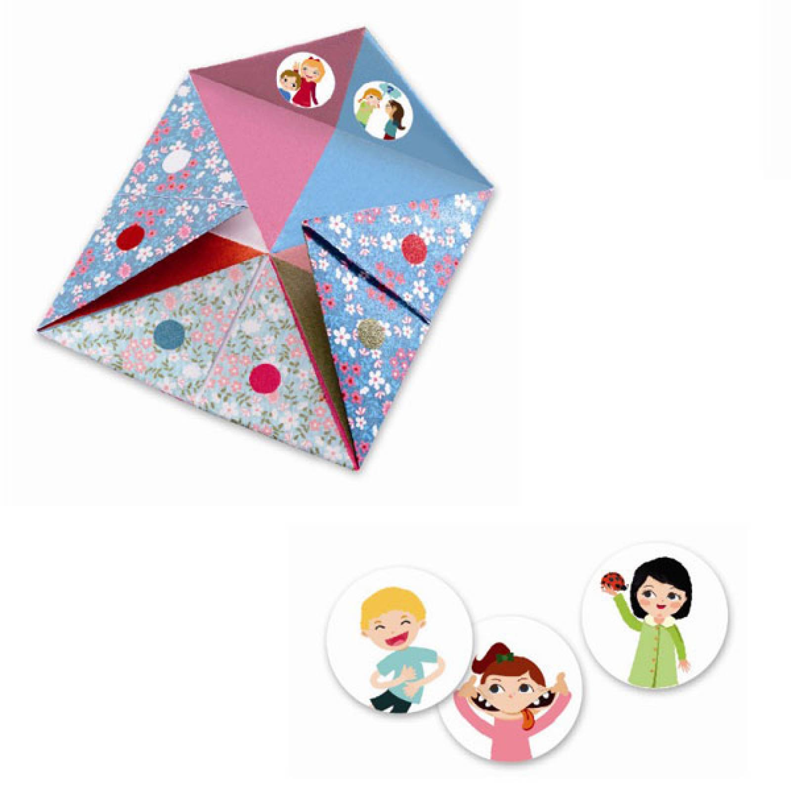 Flower Fortune Tellers - Origami Craft Kit 6+ thumbnails