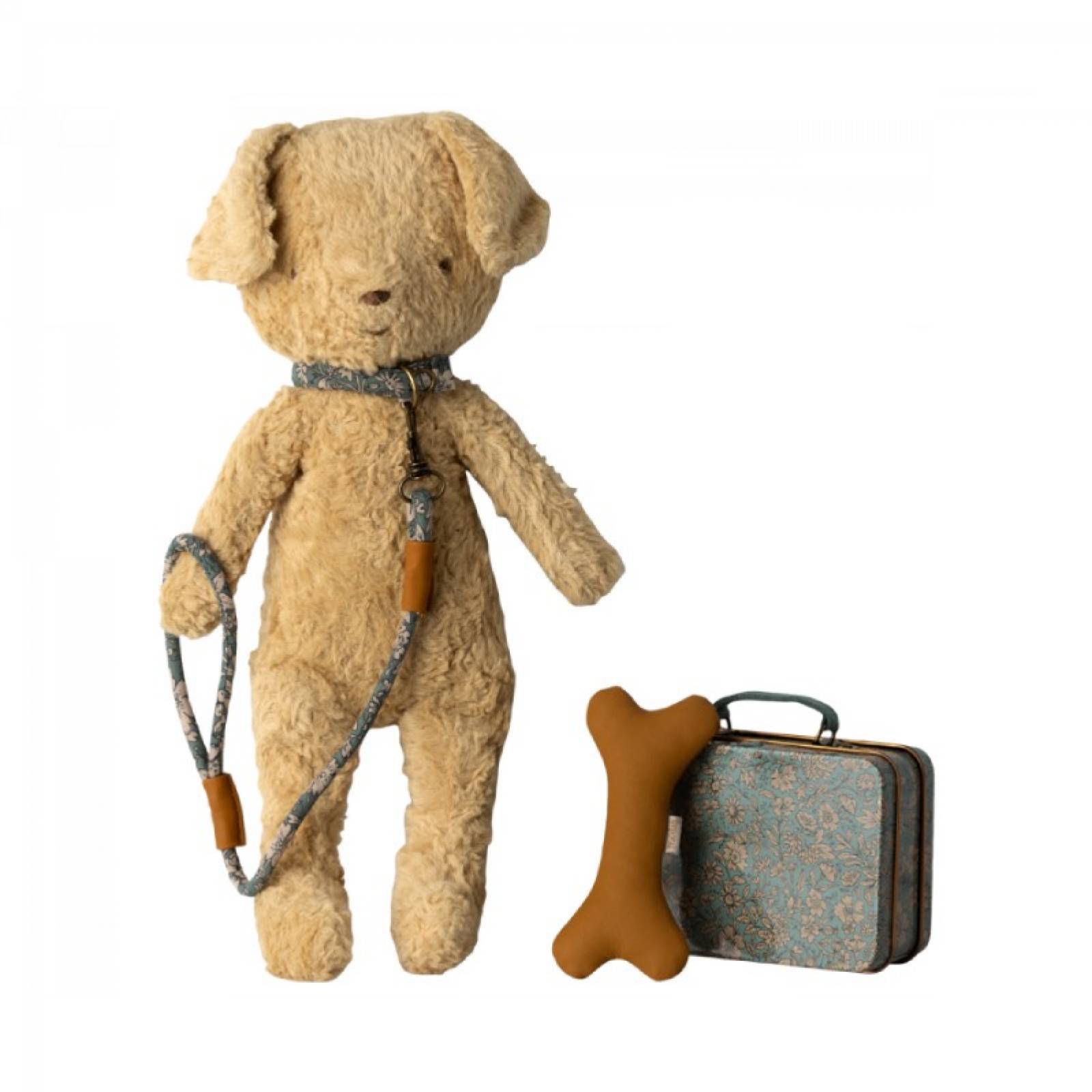 Puppy Accessories In Blue In Tin Suitcase By Maileg 3+ thumbnails