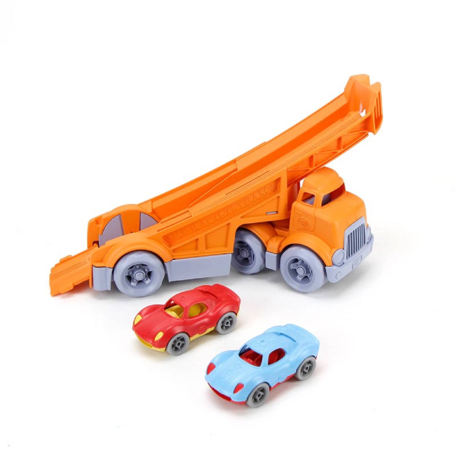 Racing Truck with 2 Racers By Green Toys - Recycled Plastic 6m+