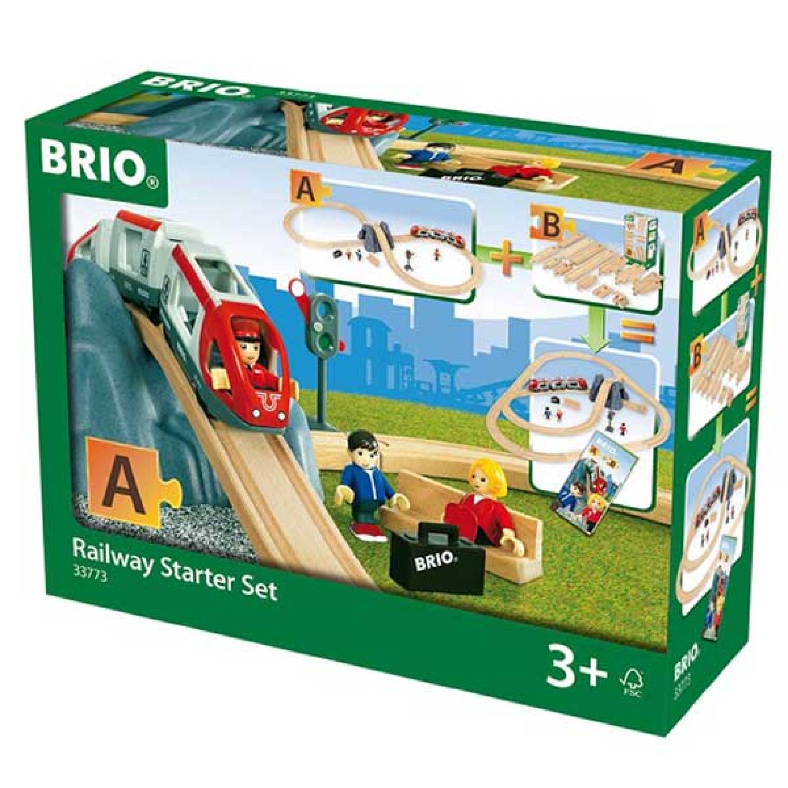 Railway Starter Set "A" BRIO Wooden Railway Age 3+ thumbnails