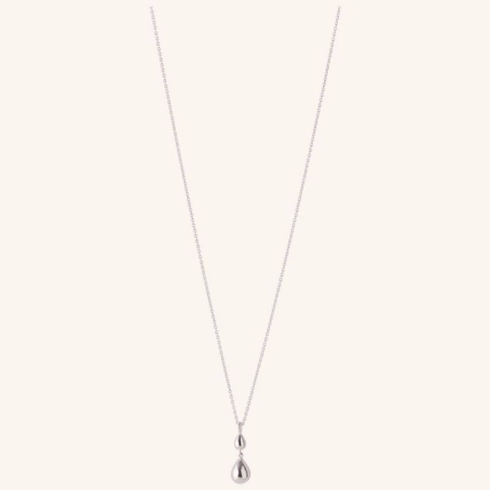 Rain Drop Necklace In Silver By Pernille Corydon