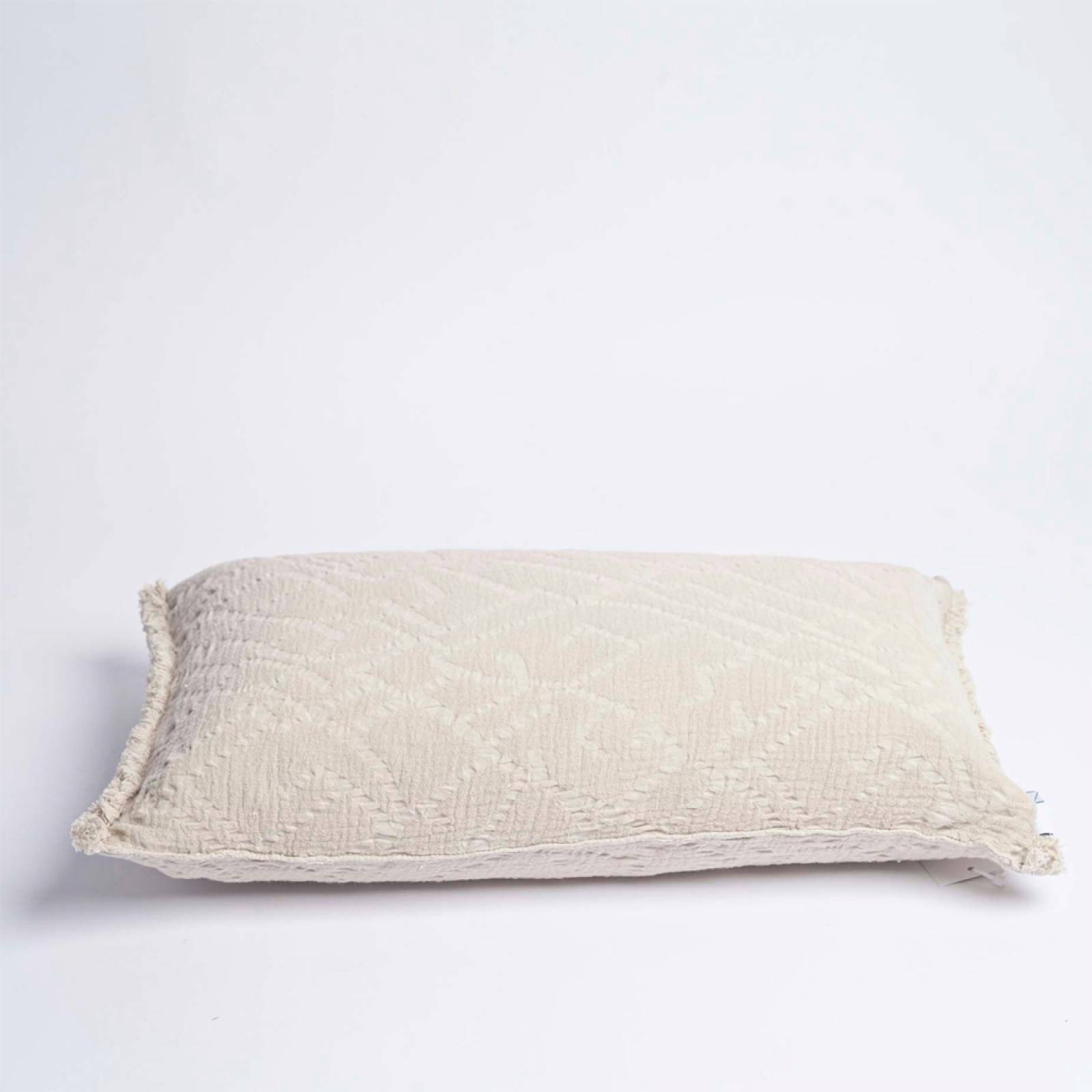 Rectangular Chantilly Cushion In Antique White 30x50cm thumbnails
