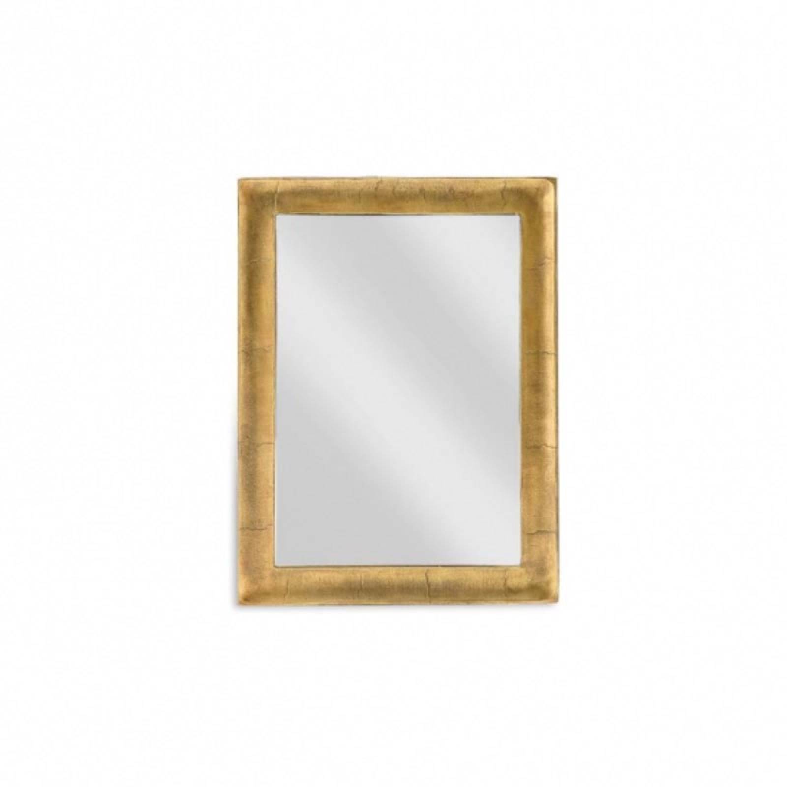 Rectangular Mirror With Curved Antiqued Frame 61x45cm thumbnails
