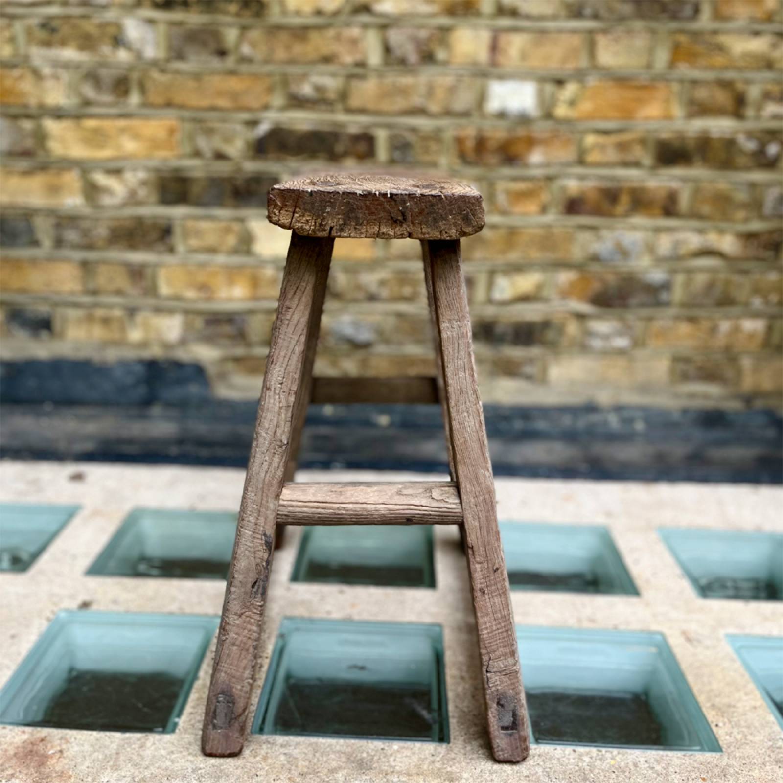 Rectangular Reclaimed Wooden Stool thumbnails
