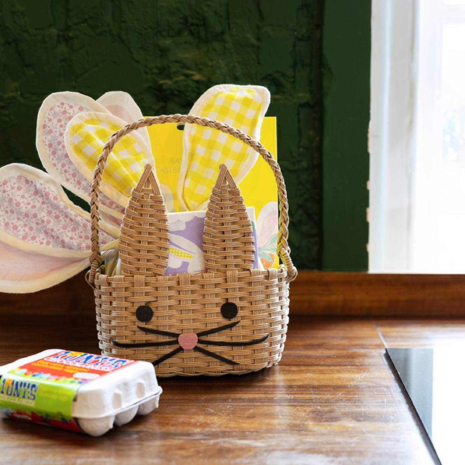 Recycled Paper Easter Bunny Basket thumbnails