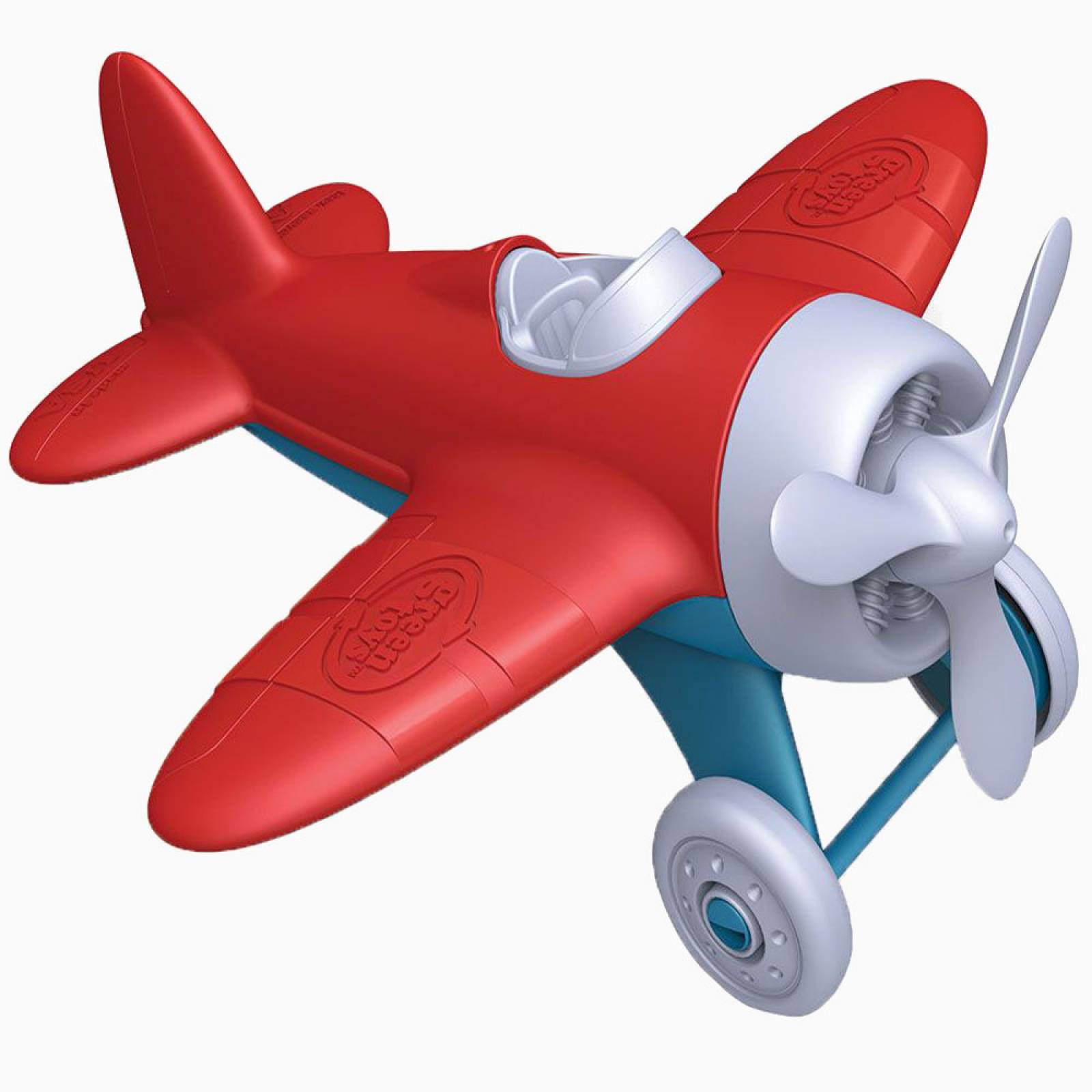 Red Airplane By Green Toys - Recycled Plastic 1+