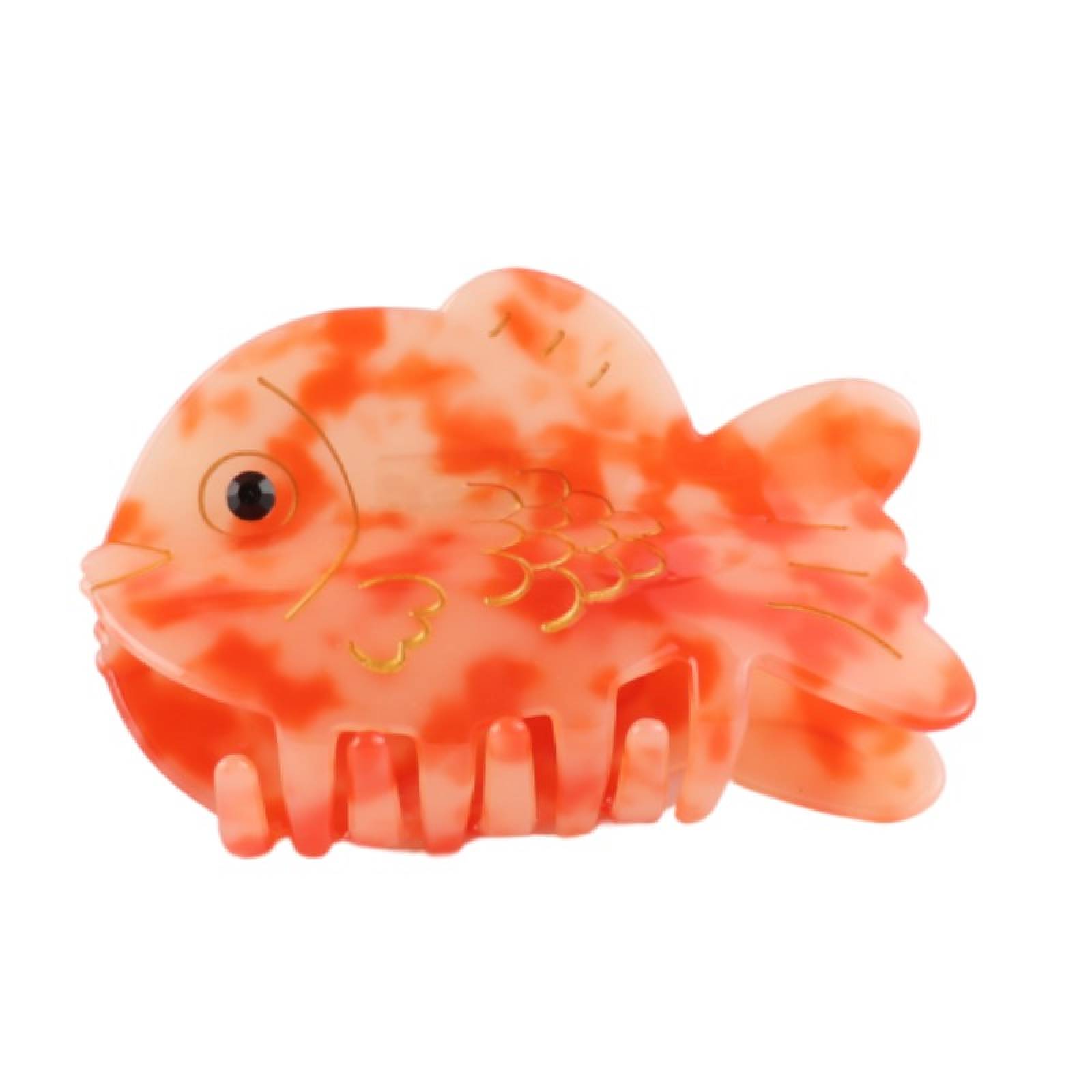 Red Fish - Large Single Claw Hair Clip