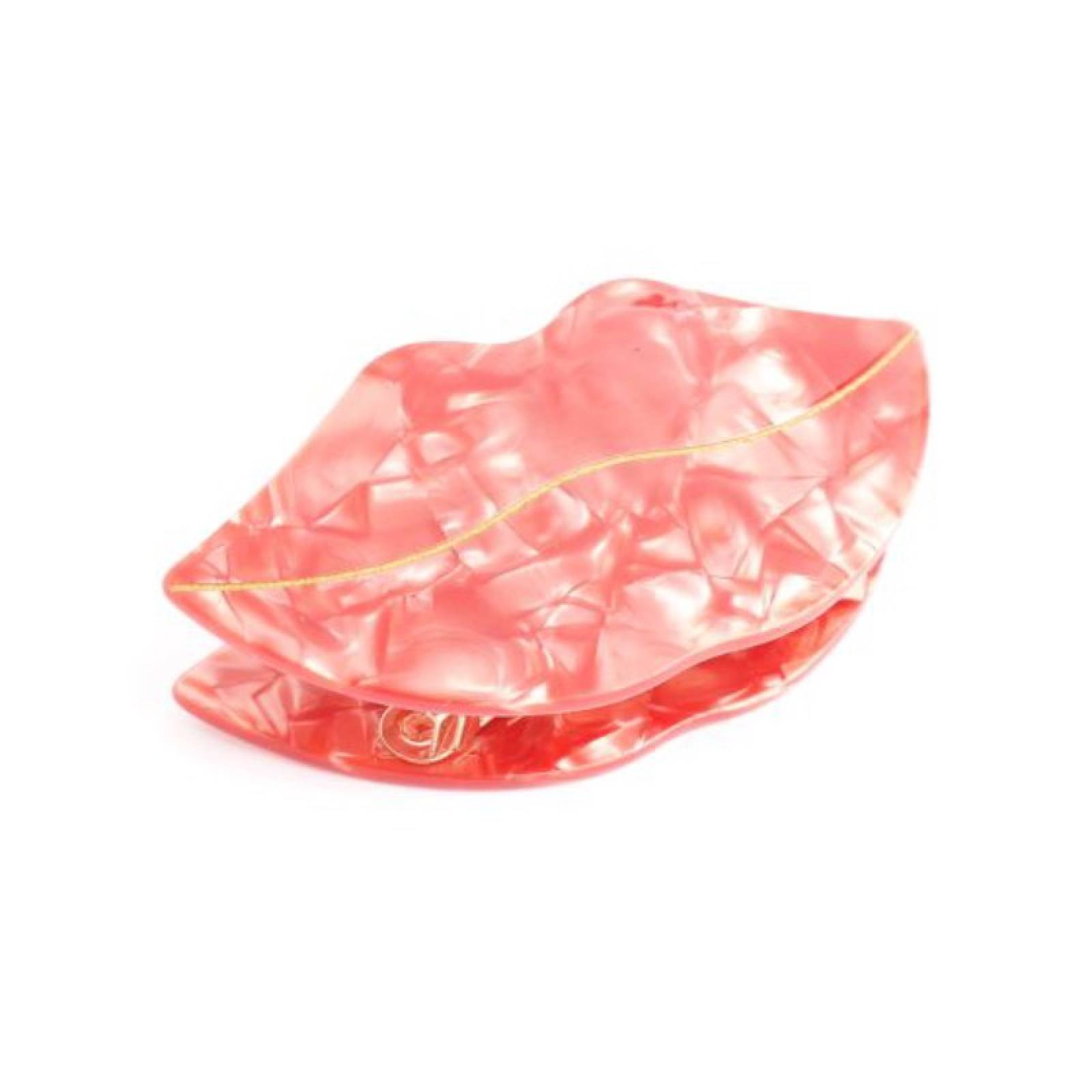 Red Lip - Large Single Claw Hair Clip
