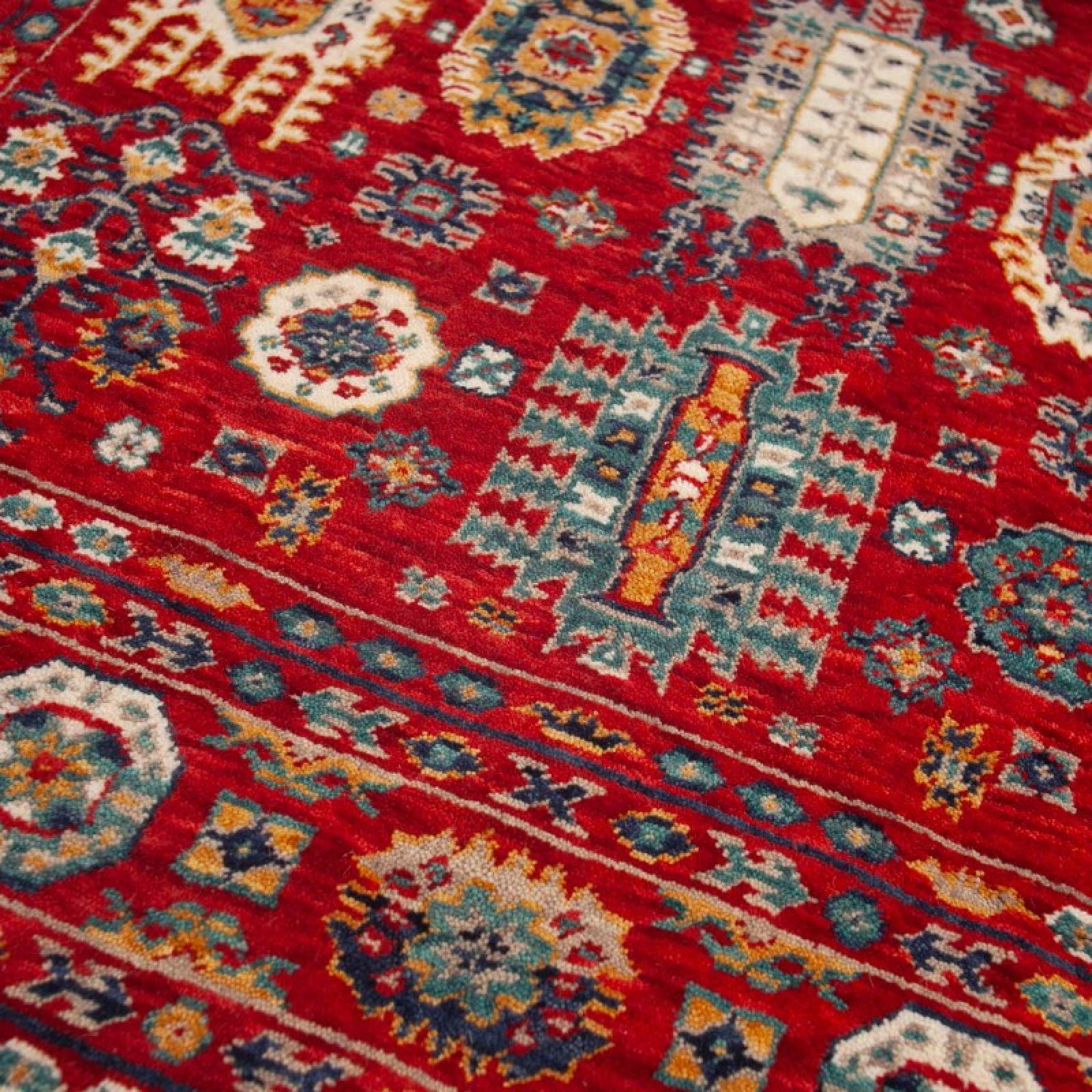 Red Wool Kilim Rug 180 x 120cm thumbnails