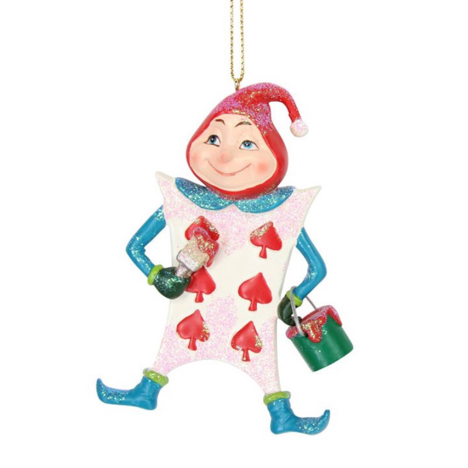 Resin Playing Card Man Hanging Christmas Decoration