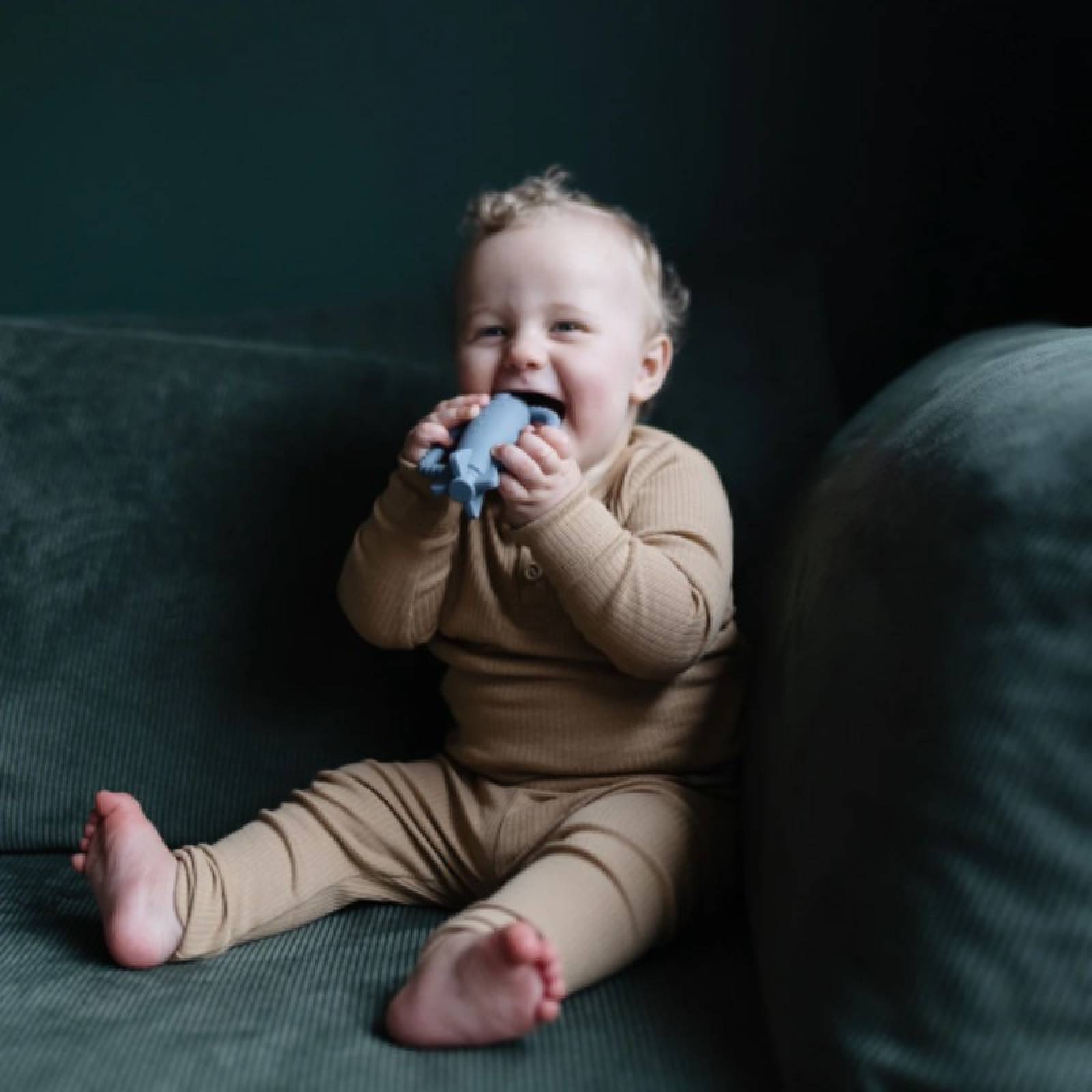 Rocket Rattle Teether Toy In Blue 3m+ thumbnails