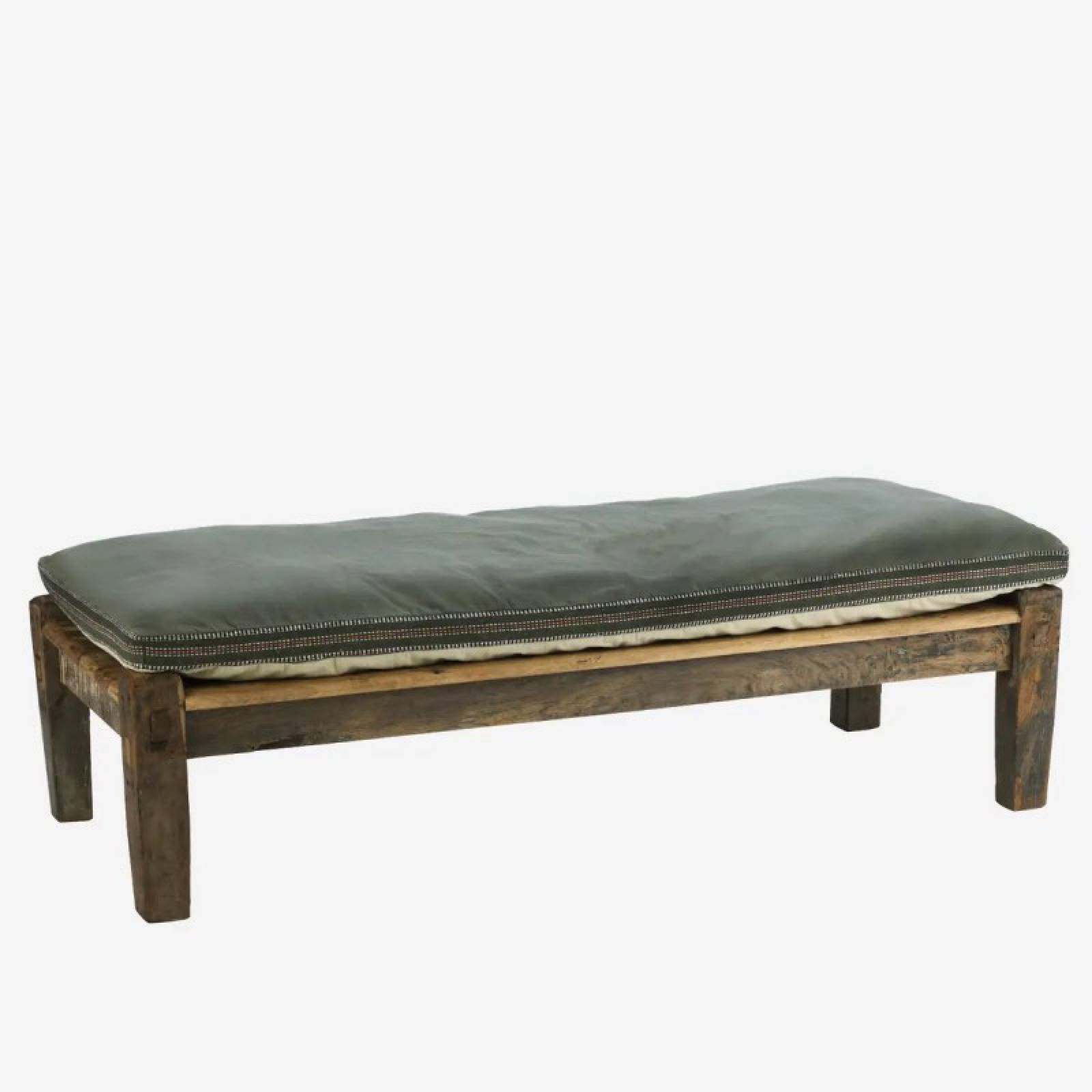 Rustic Reclaimed Wooden Bench Table 140x60x35cm thumbnails