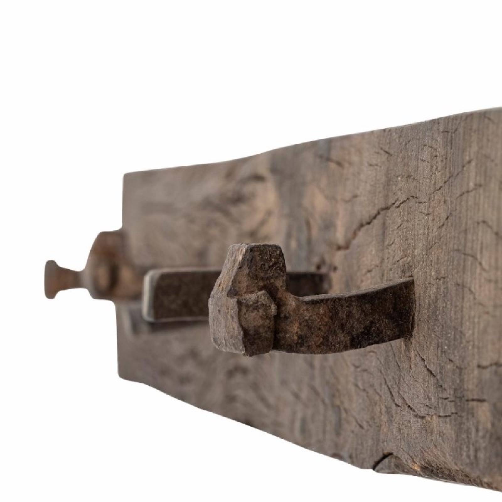 Rustic Wooden Wall Mounting Coat Rack Made From Reclaimed Wood thumbnails