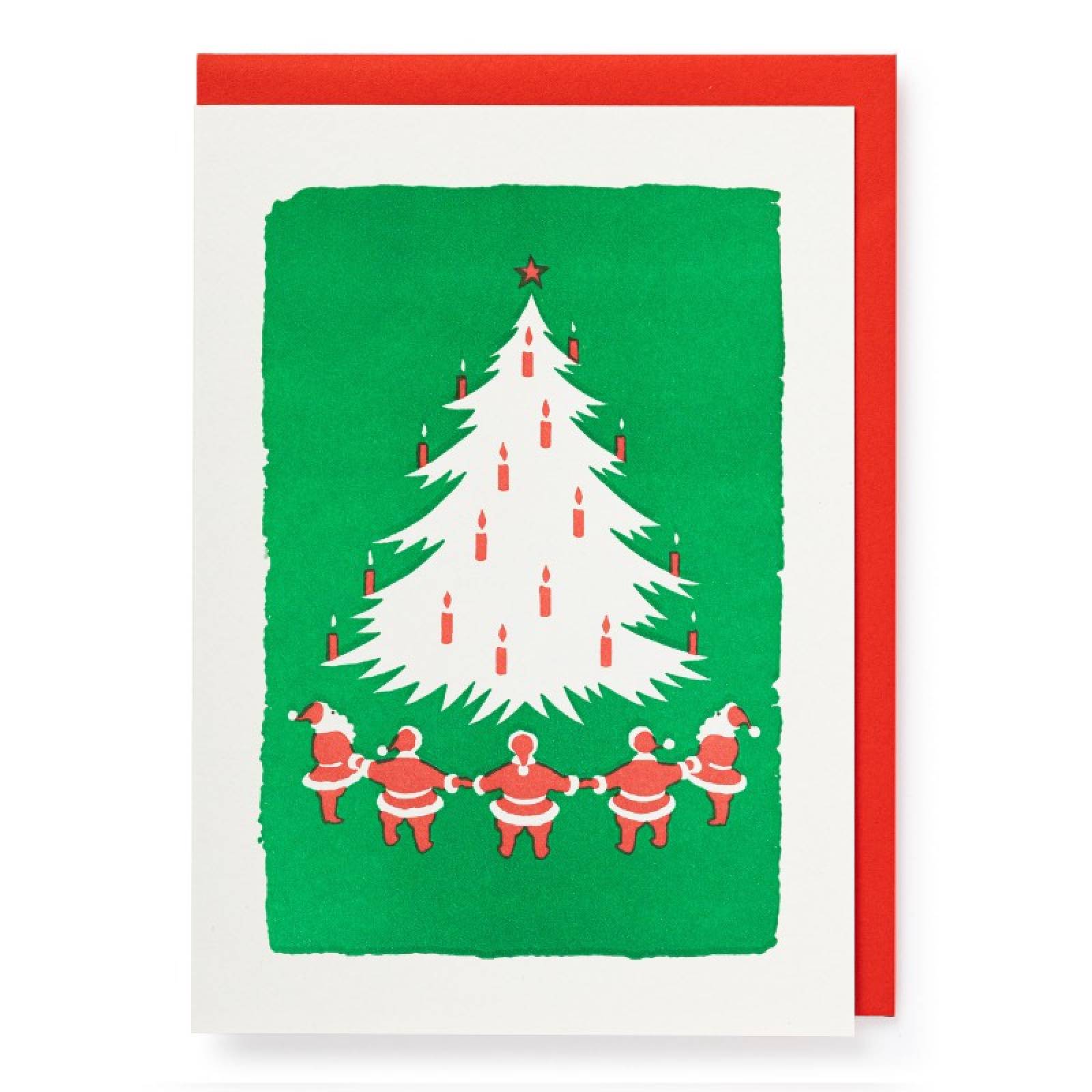 Santas - Single Christmas Card