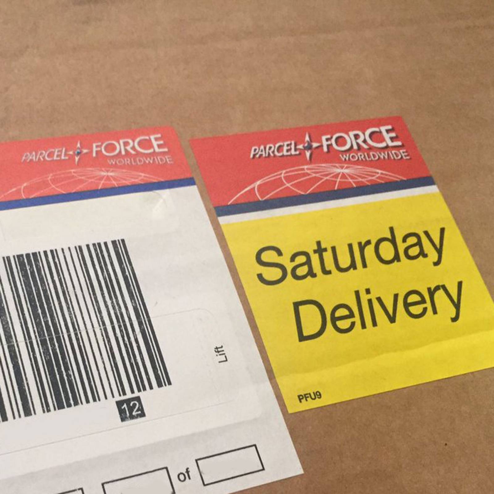 Parcel Delivery Saturday