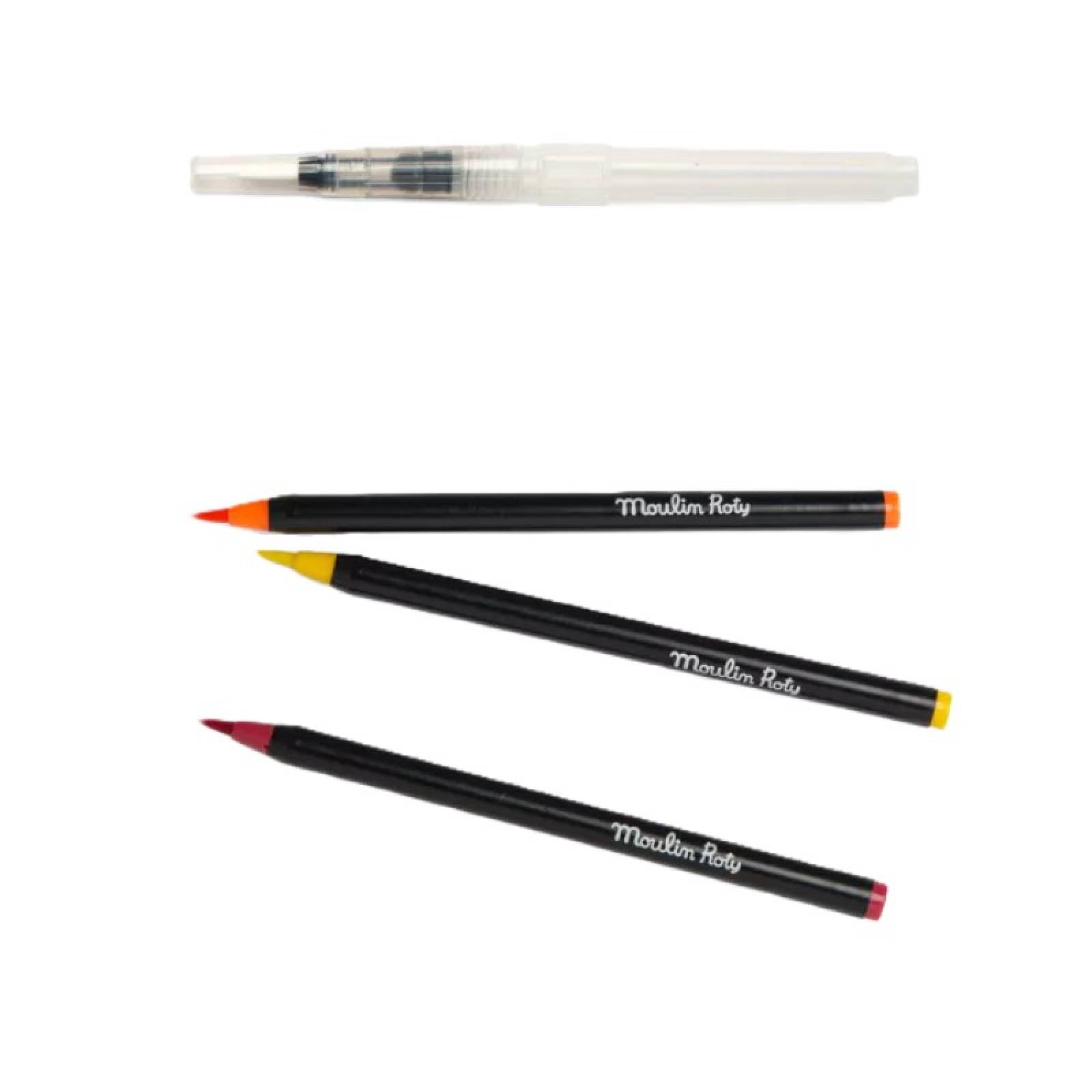 Set Of 12 Watercolour Felt Tip Pens By Moulin Roty 3+ thumbnails