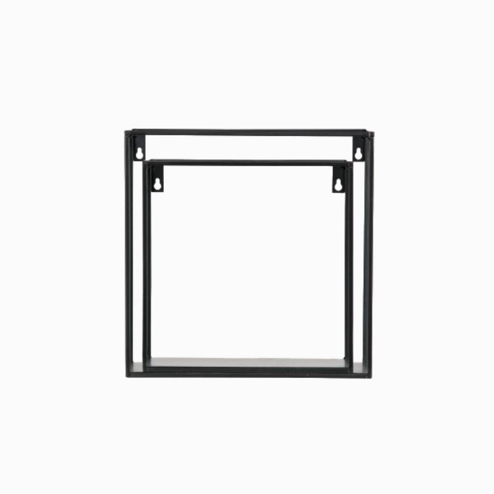 Set Of 2 Meert Metal Cube Shelves thumbnails