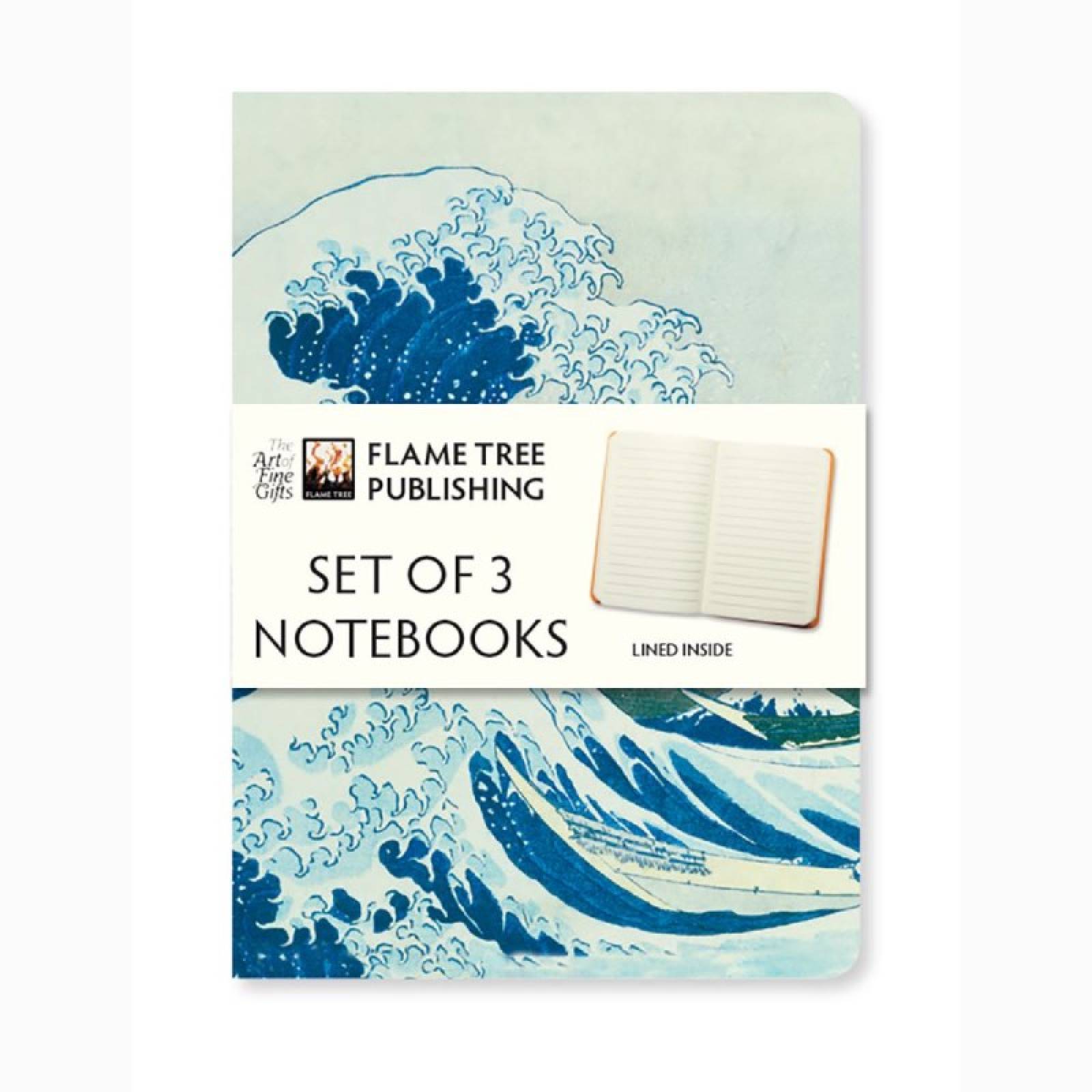 Set Of 3 Notebooks - Japanese Woodblock
