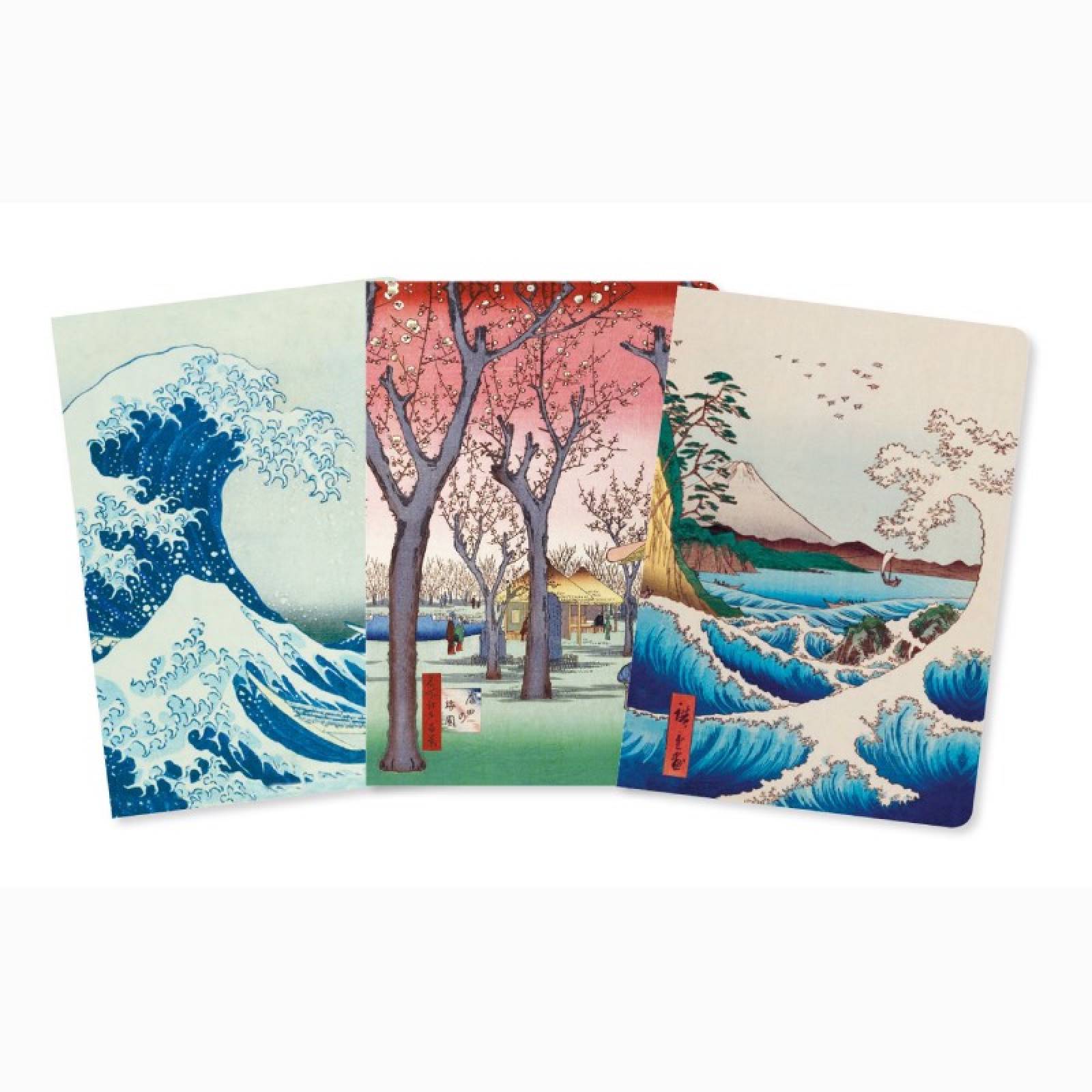 Set Of 3 Notebooks - Japanese Woodblock thumbnails