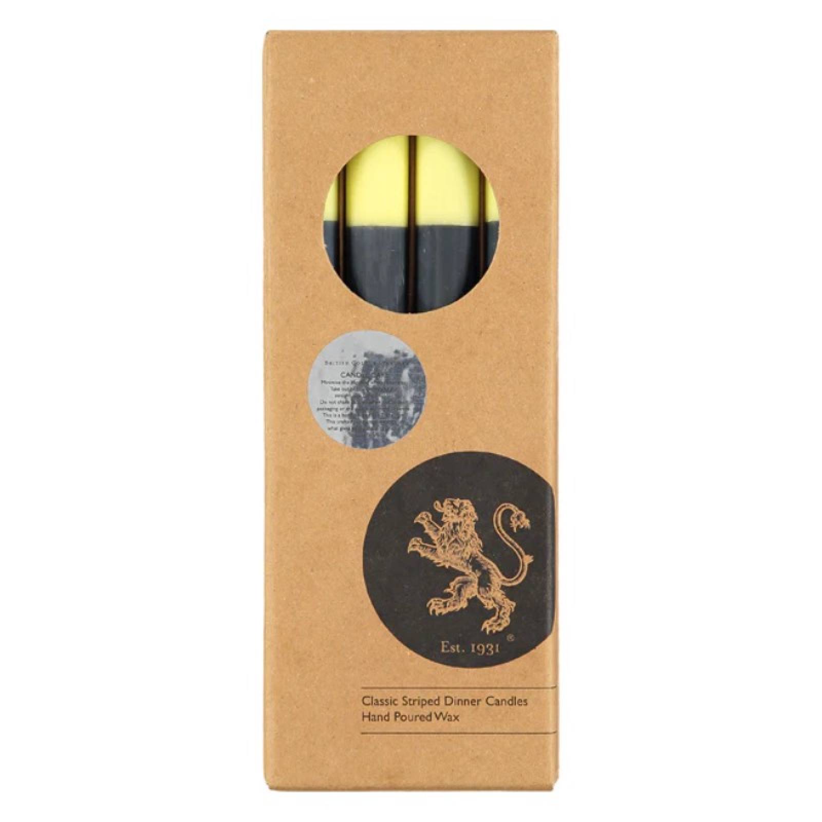 Set Of 4 Eco Dinner Candles In Indigo, Jasmine & Olive thumbnails
