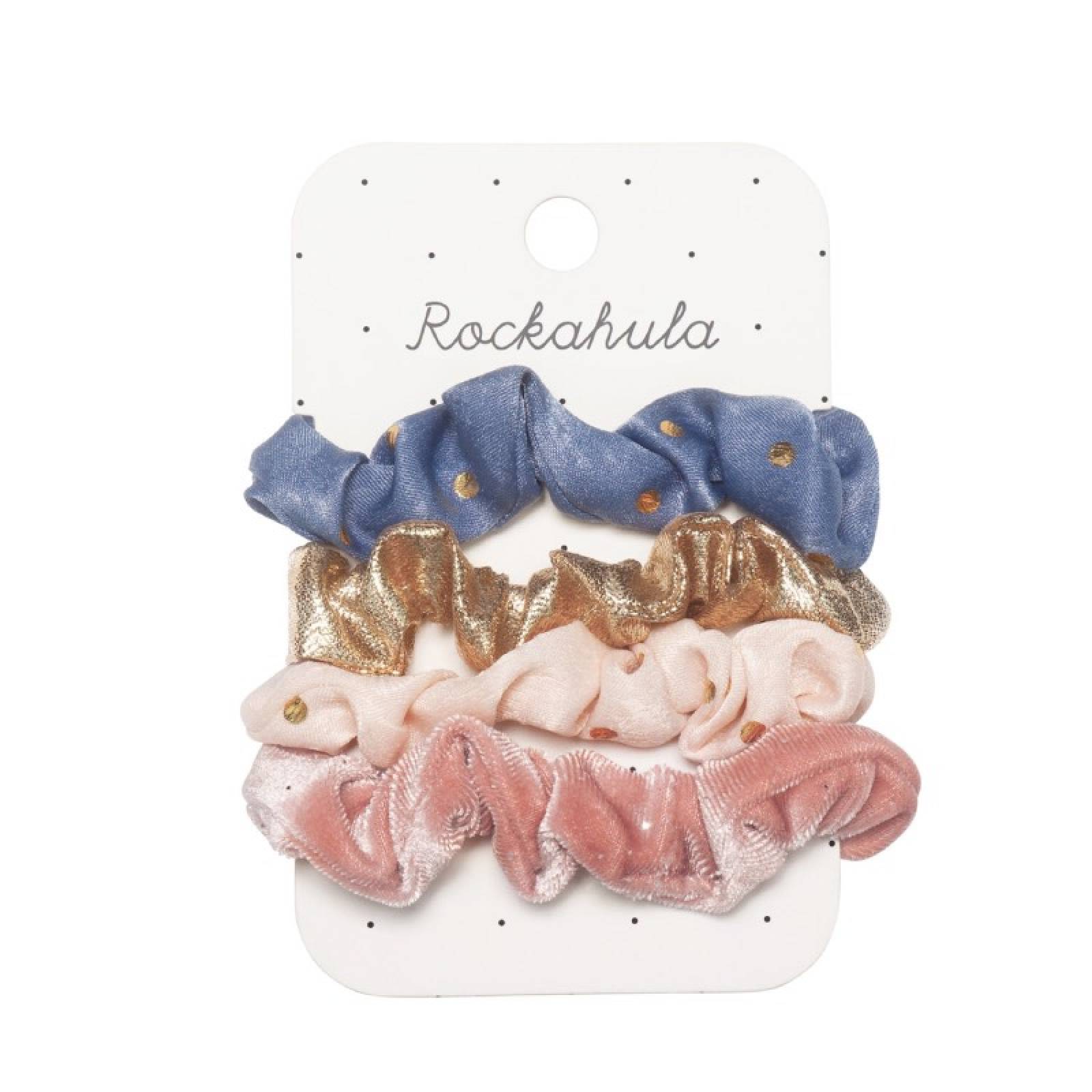 Set Of 4 Enchanted Print Hair Scrunchies