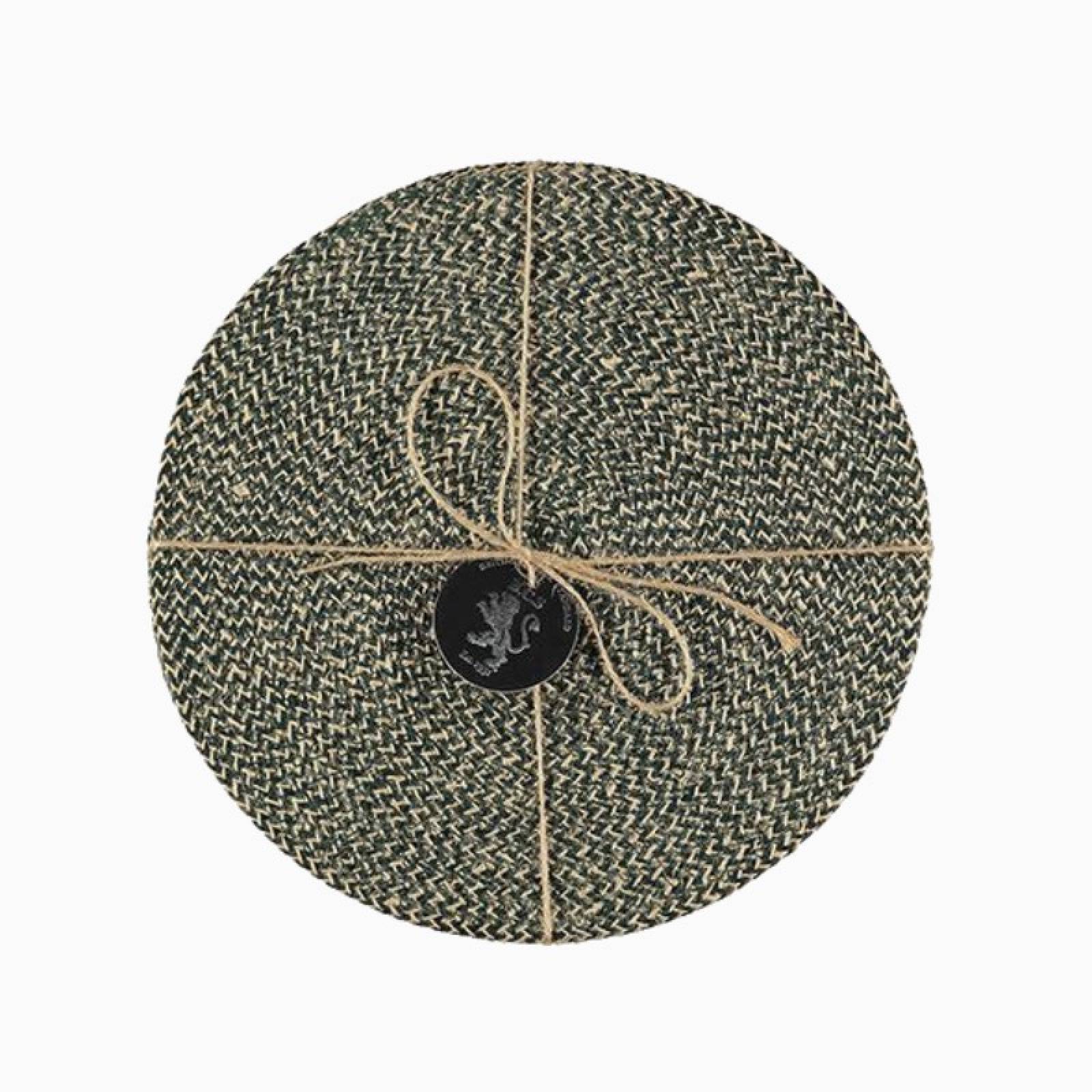 Set Of 4 Jute Placemats In Olive 27cm thumbnails