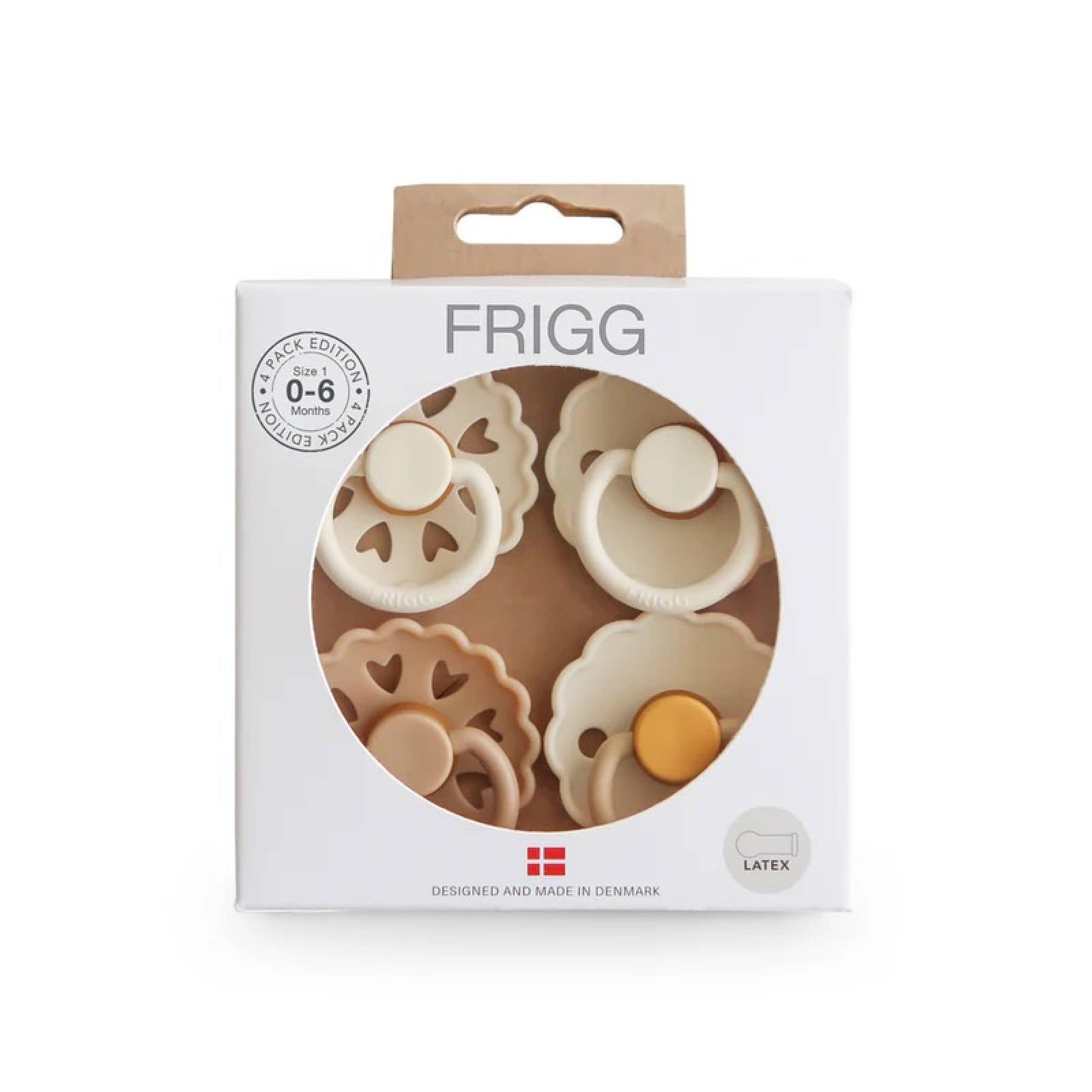 Set Of 4 Latex Dummy Pacifiers Snowflake Dream